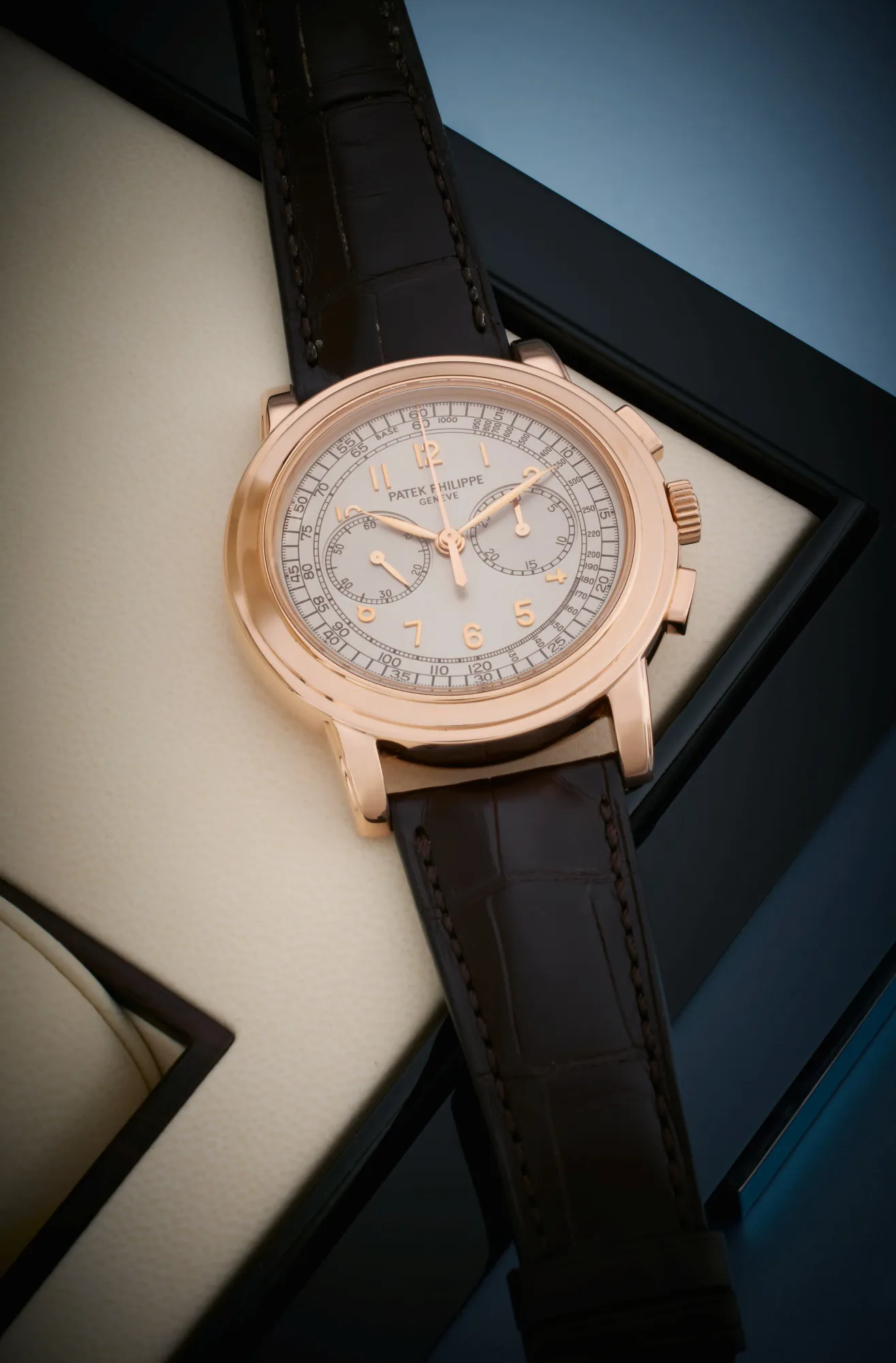 Patek Philippe Chronograph 5070R-001 42mm Rose gold Silver 1