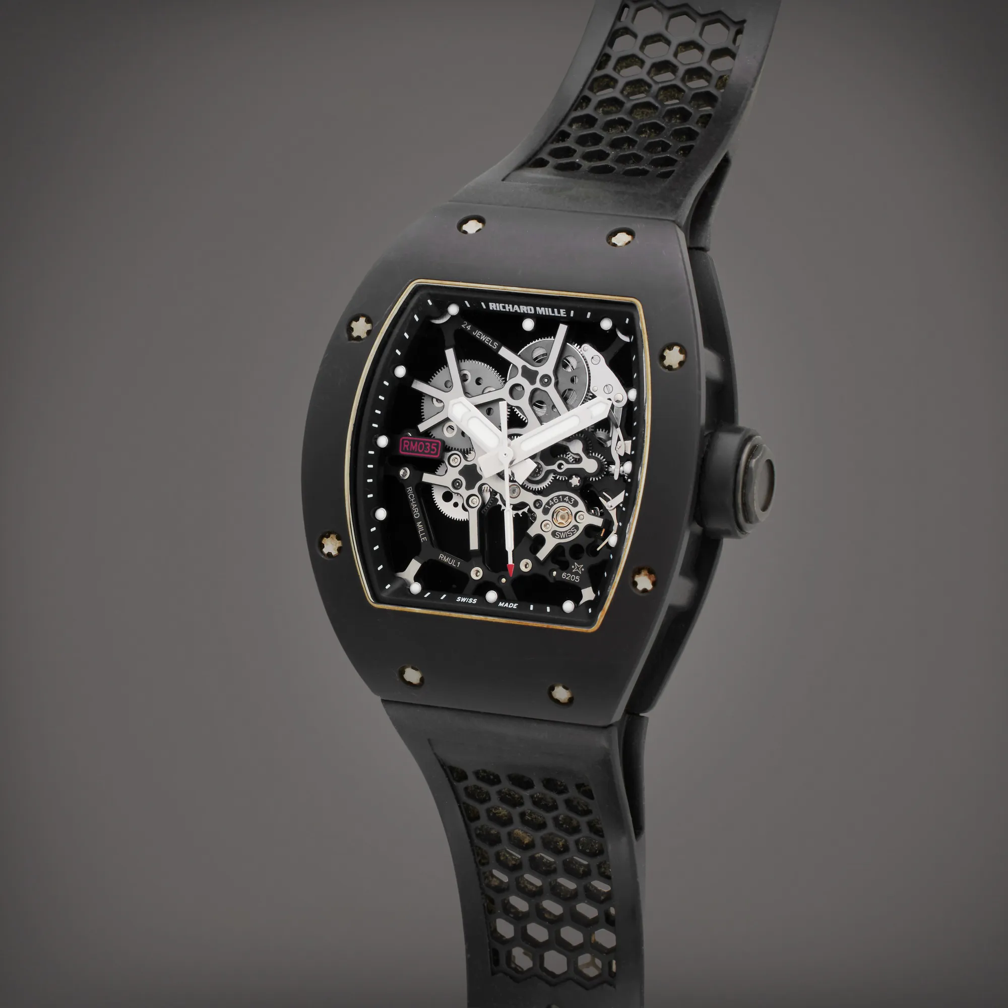 Richard Mille RM 035 Rafael Nadal RM035 AN AL-CA 40mm Aluminium Semi-skeletonized