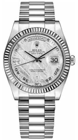 Rolex Day-Date 36 118239 36mm White gold Grey