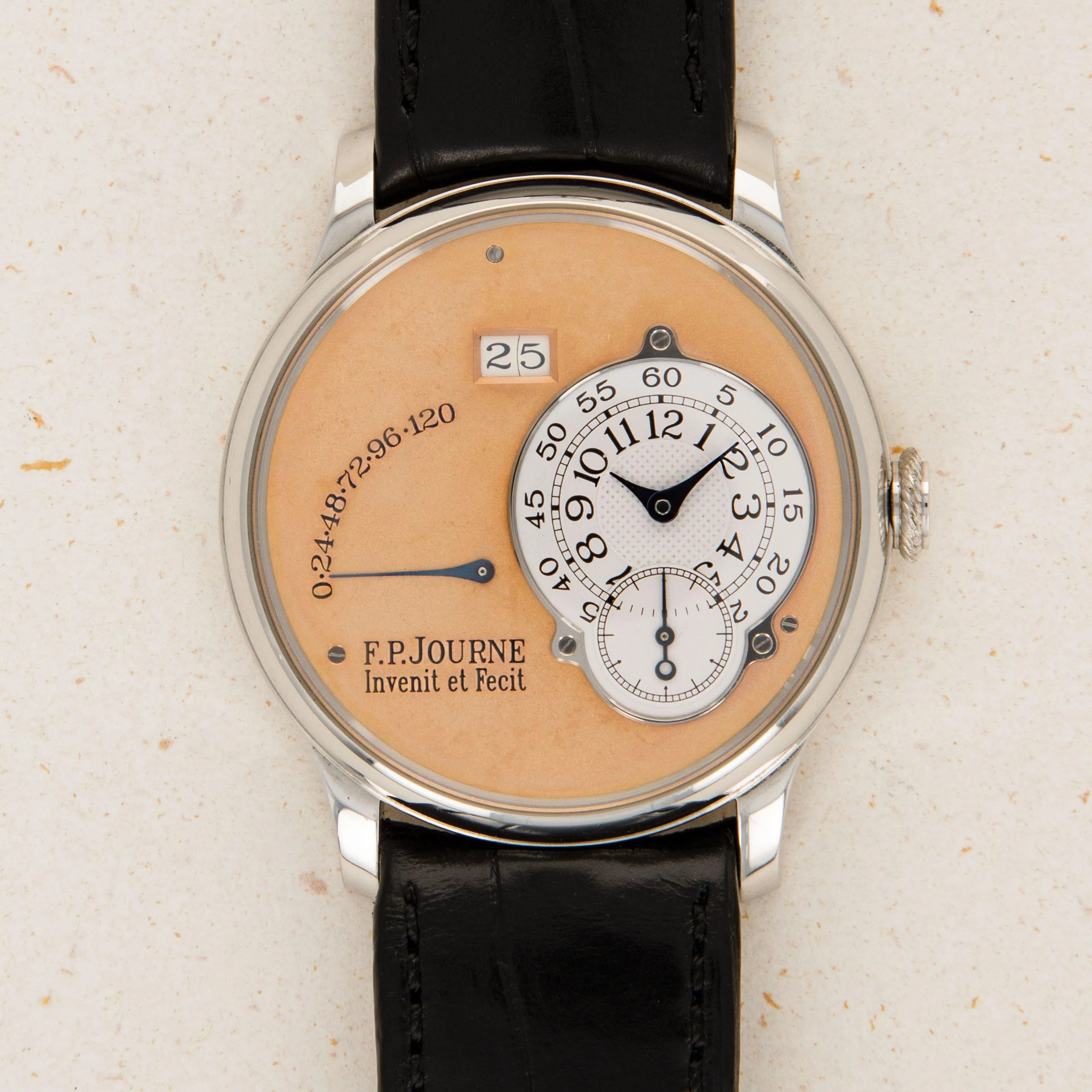 F.P. Journe Octa Réserve de Marche B-ORM PT 38 A RG 38mm Platinum Salmon