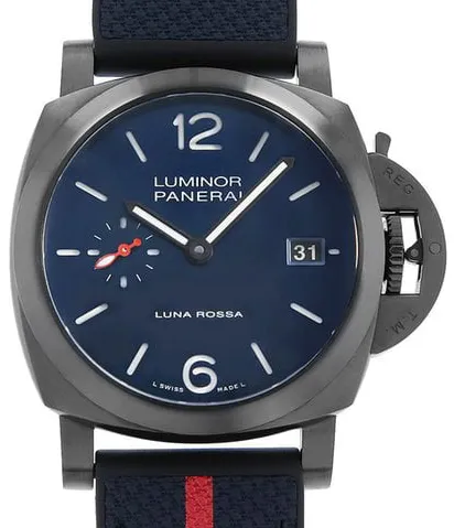 Panerai Luminor PAM01408 40mm Stainless steel Blue