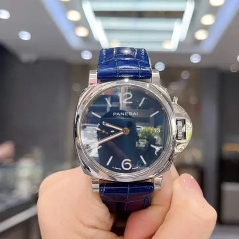 Panerai Luminor Due PAM 01273 38mm Stainless steel Blue