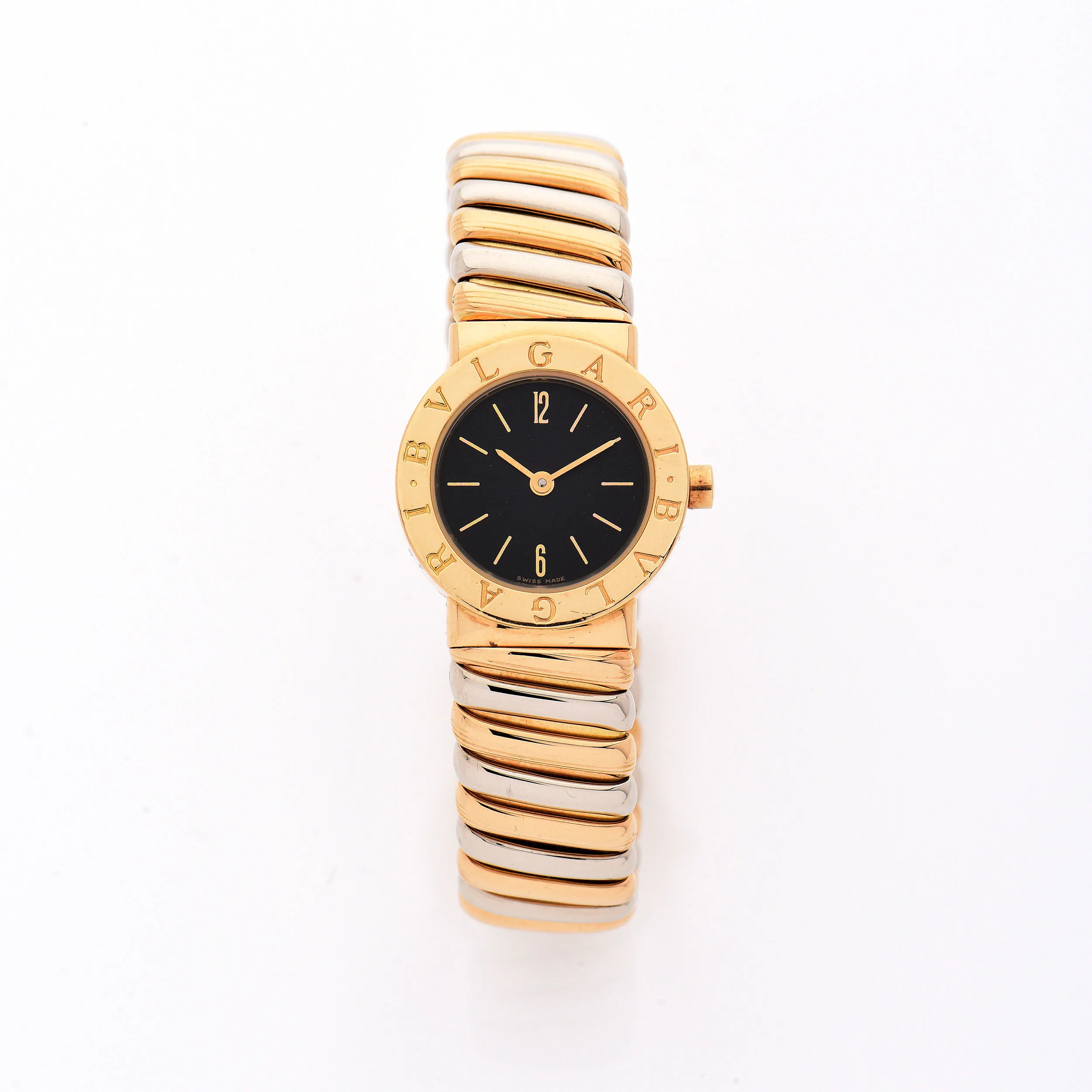 Bulgari Bulgari BB 23 2T 23mm Yellow gold Black