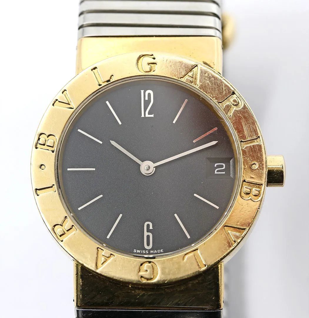 Bulgari Tubogas 30mm Yellow gold Black