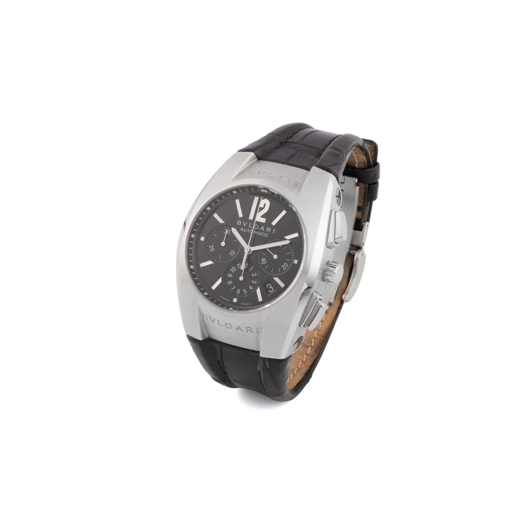 Bulgari Ergon EG 40 S CH 40mm Stainless steel Black 1