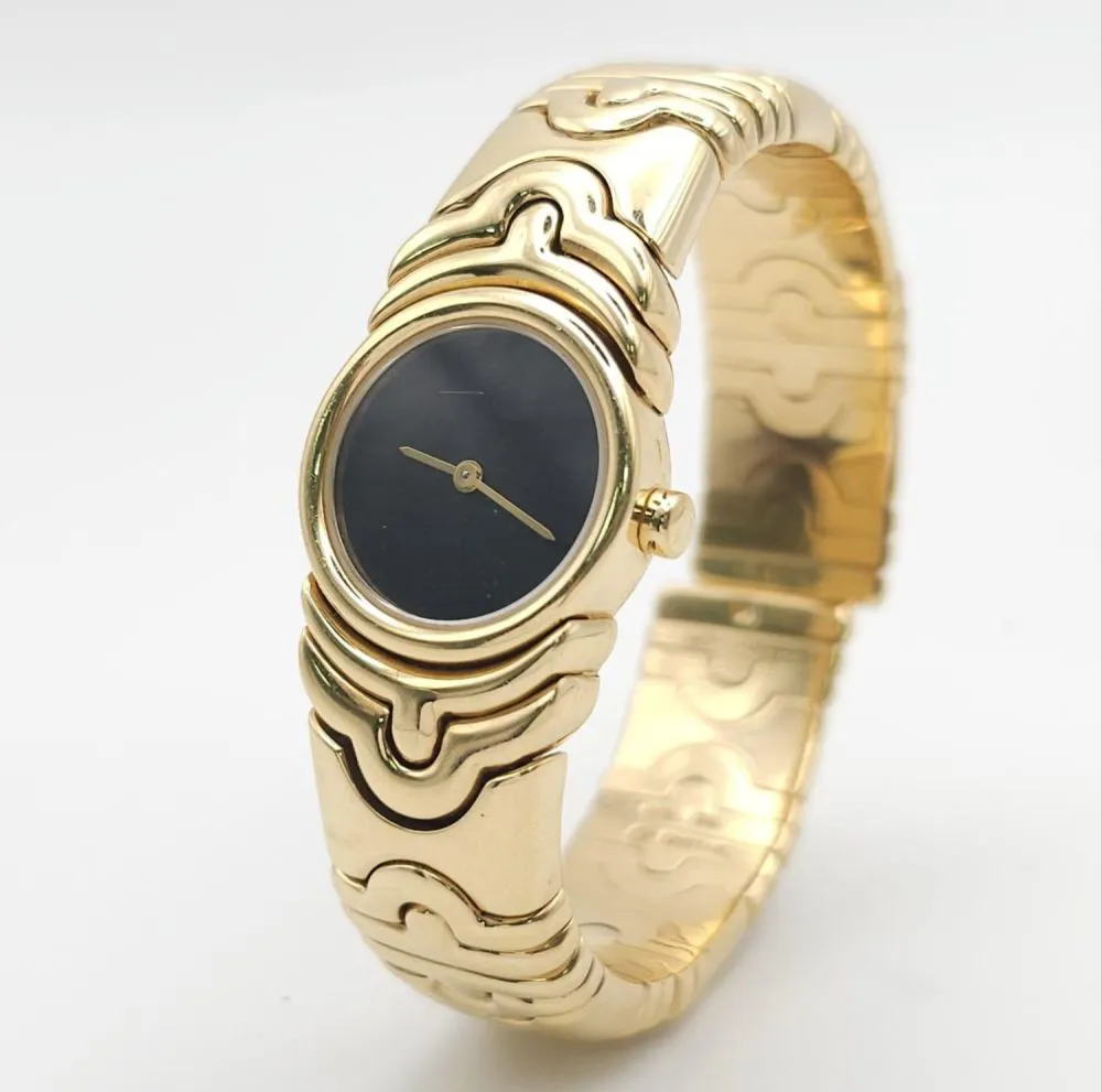 Bulgari Parentesi 20mm Yellow gold Black