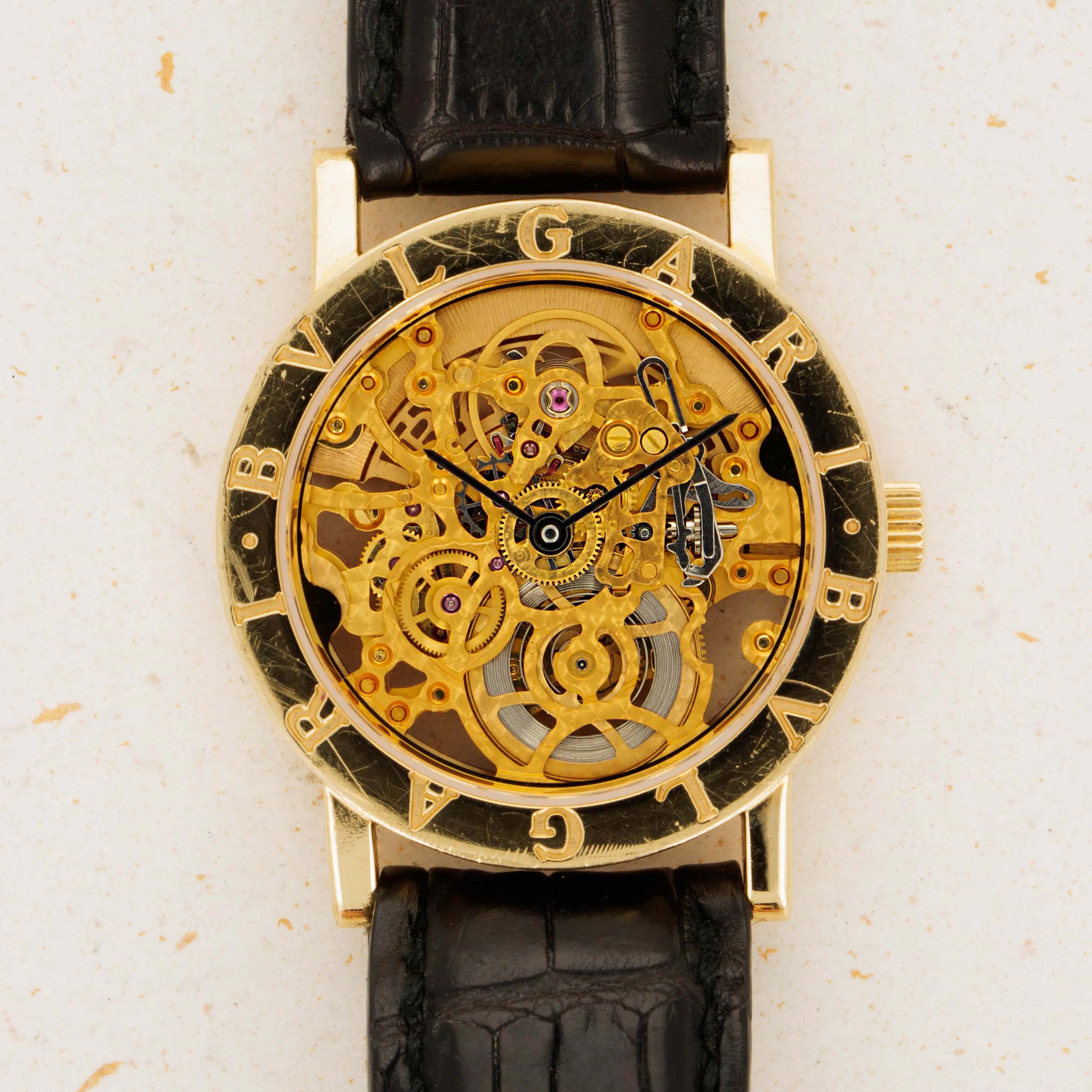 Bulgari Bulgari Skeleton BB33GLSK 33mm Yellow gold Skeletonized