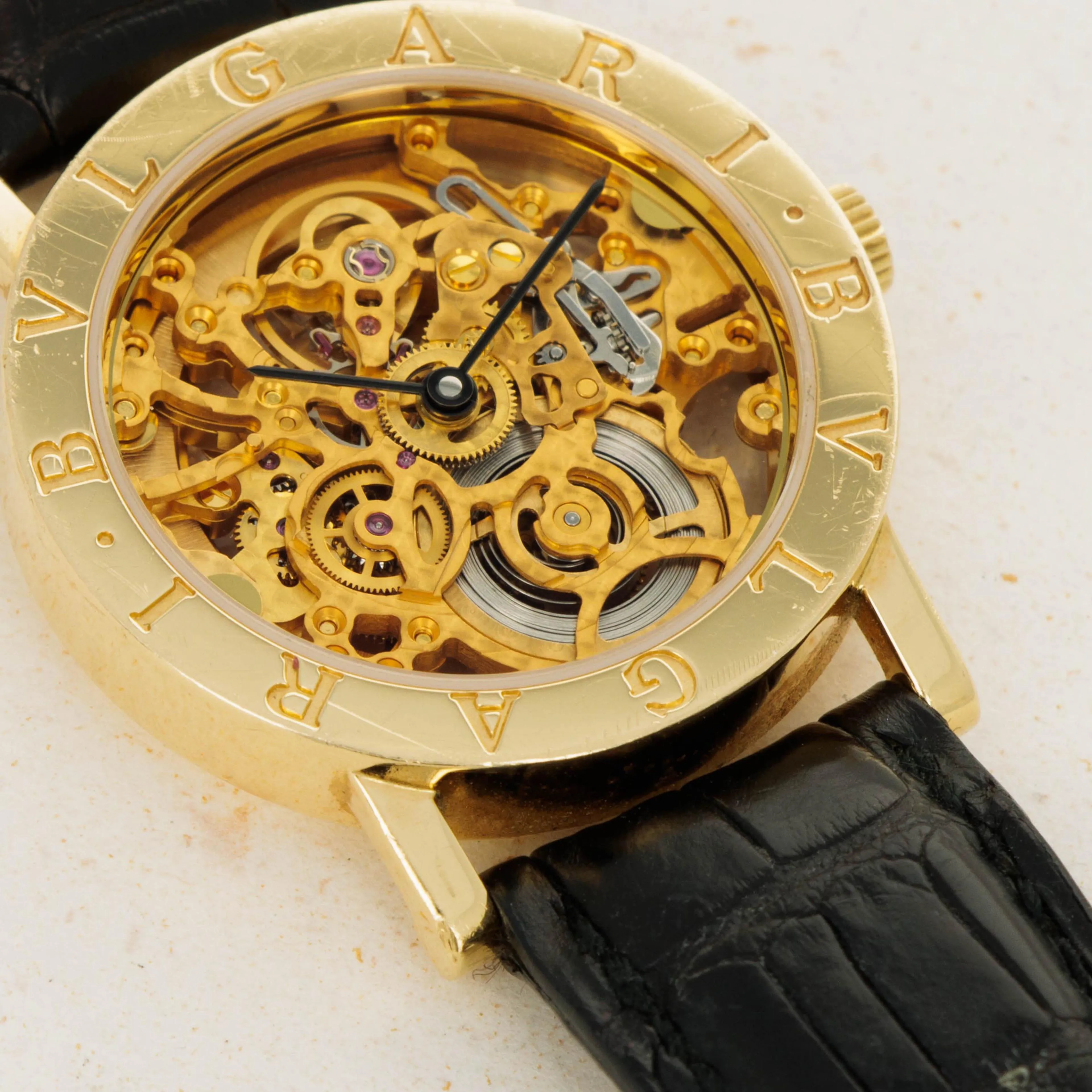 Bulgari Bulgari Skeleton BB33GLSK 33mm Yellow gold Skeletonized 1