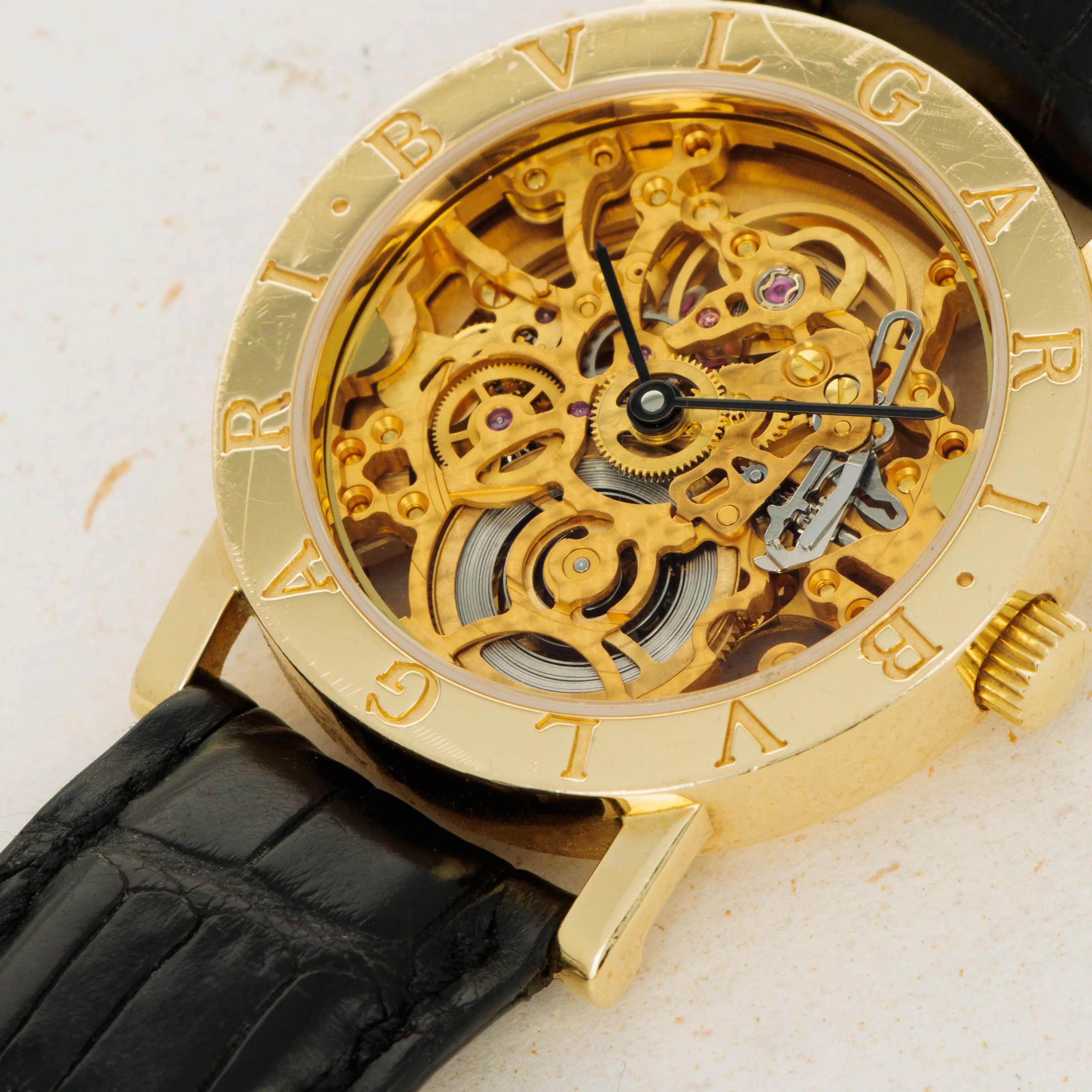 Bulgari Bulgari Skeleton BB33GLSK 33mm Yellow gold Skeletonized 2