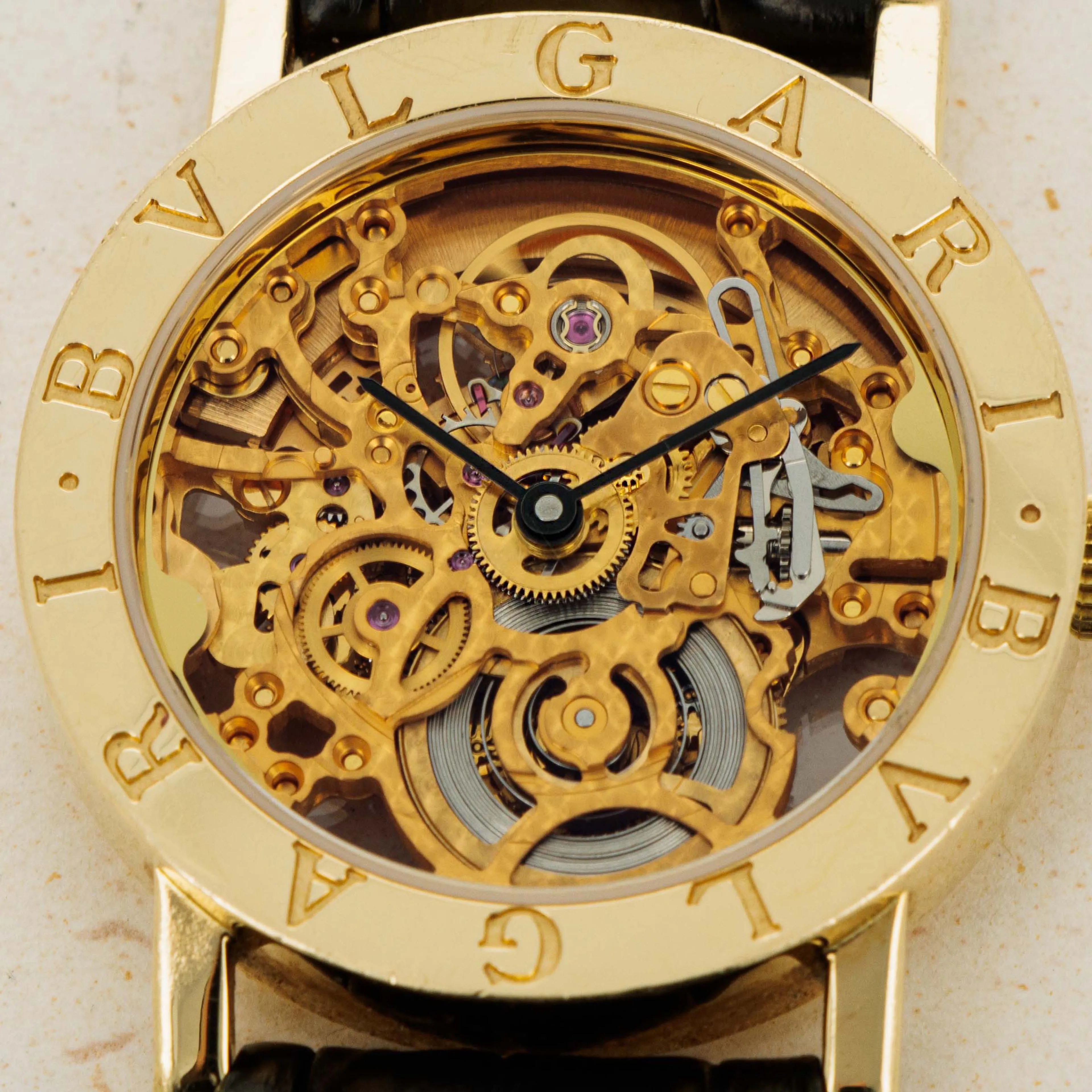 Bulgari Bulgari Skeleton BB33GLSK 33mm Yellow gold Skeletonized 10