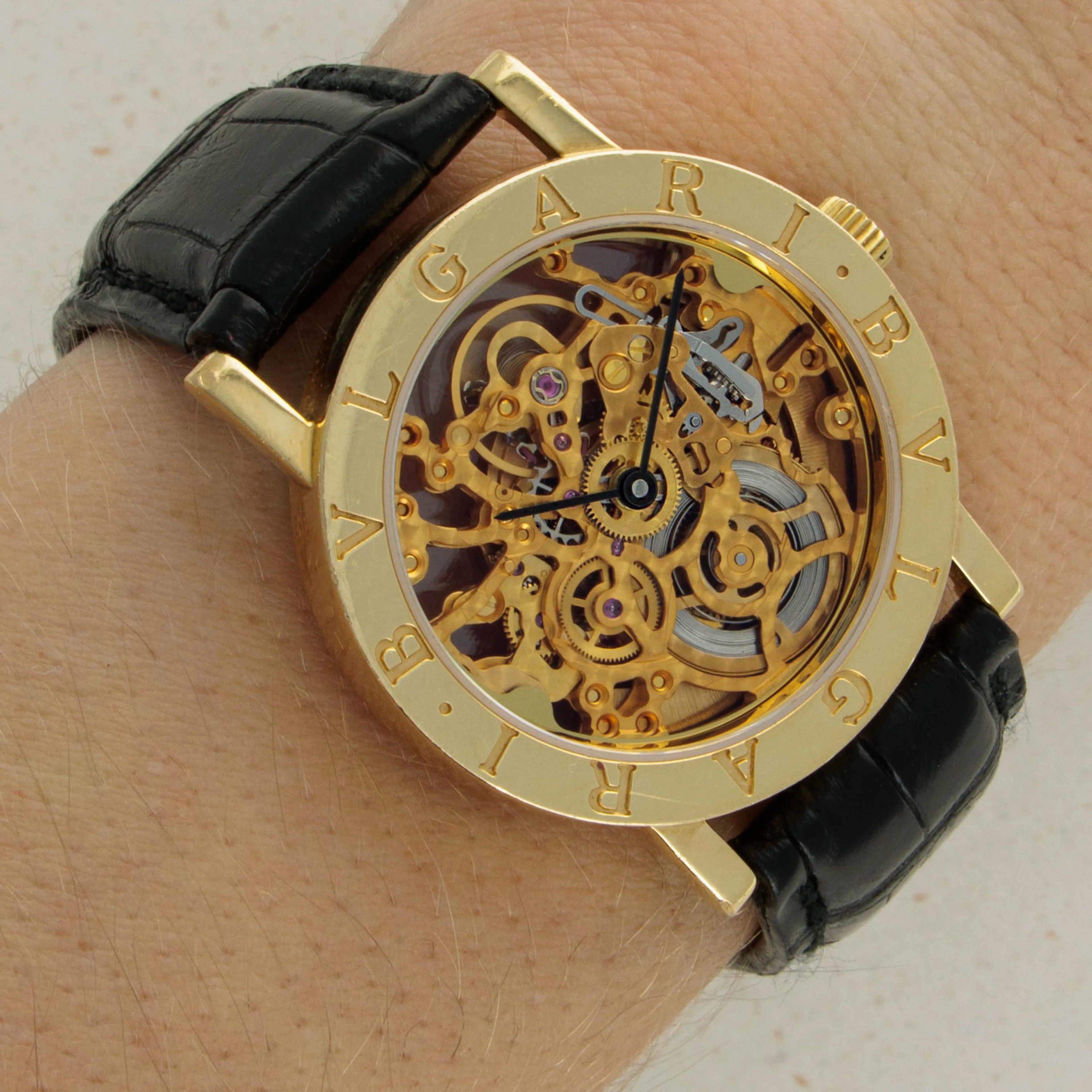 Bulgari Bulgari Skeleton BB33GLSK 33mm Yellow gold Skeletonized 14