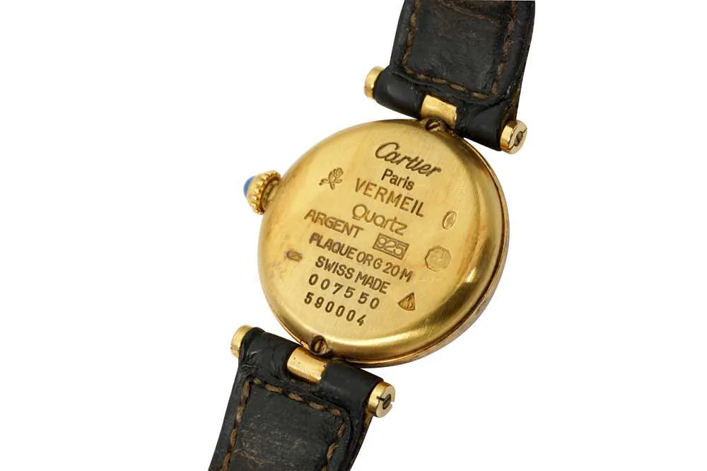 Cartier Must de Cartier 590004 22mm Yellow gold Black 4