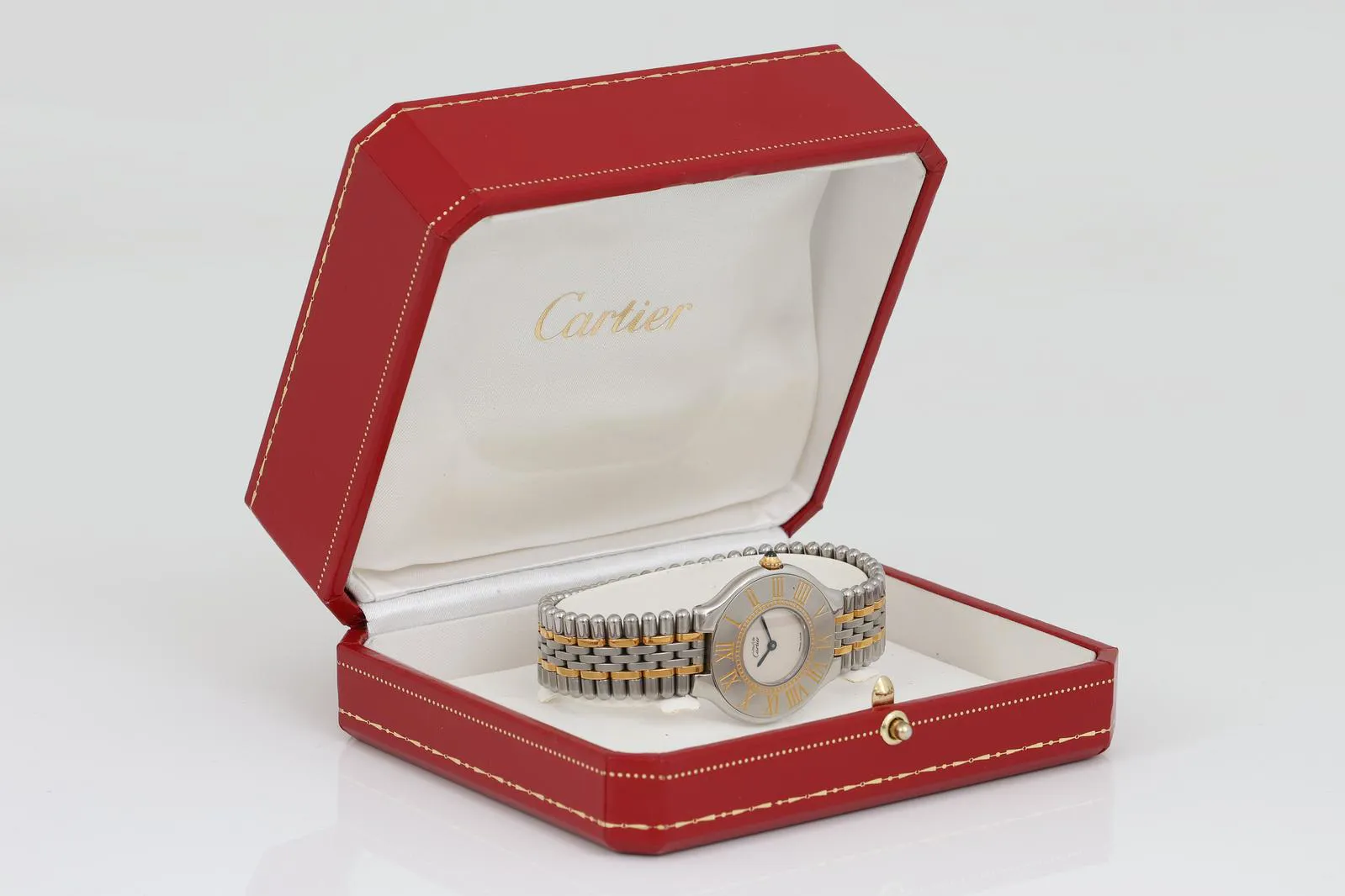 Cartier Must de Cartier 30mm Yellow gold and stainless steel White 3