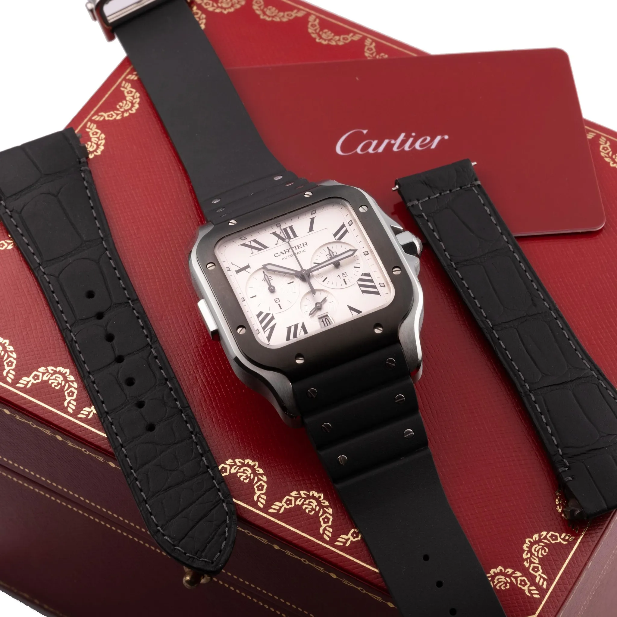 Cartier Santos XL 4183 41mm Stainless steel Silver 3