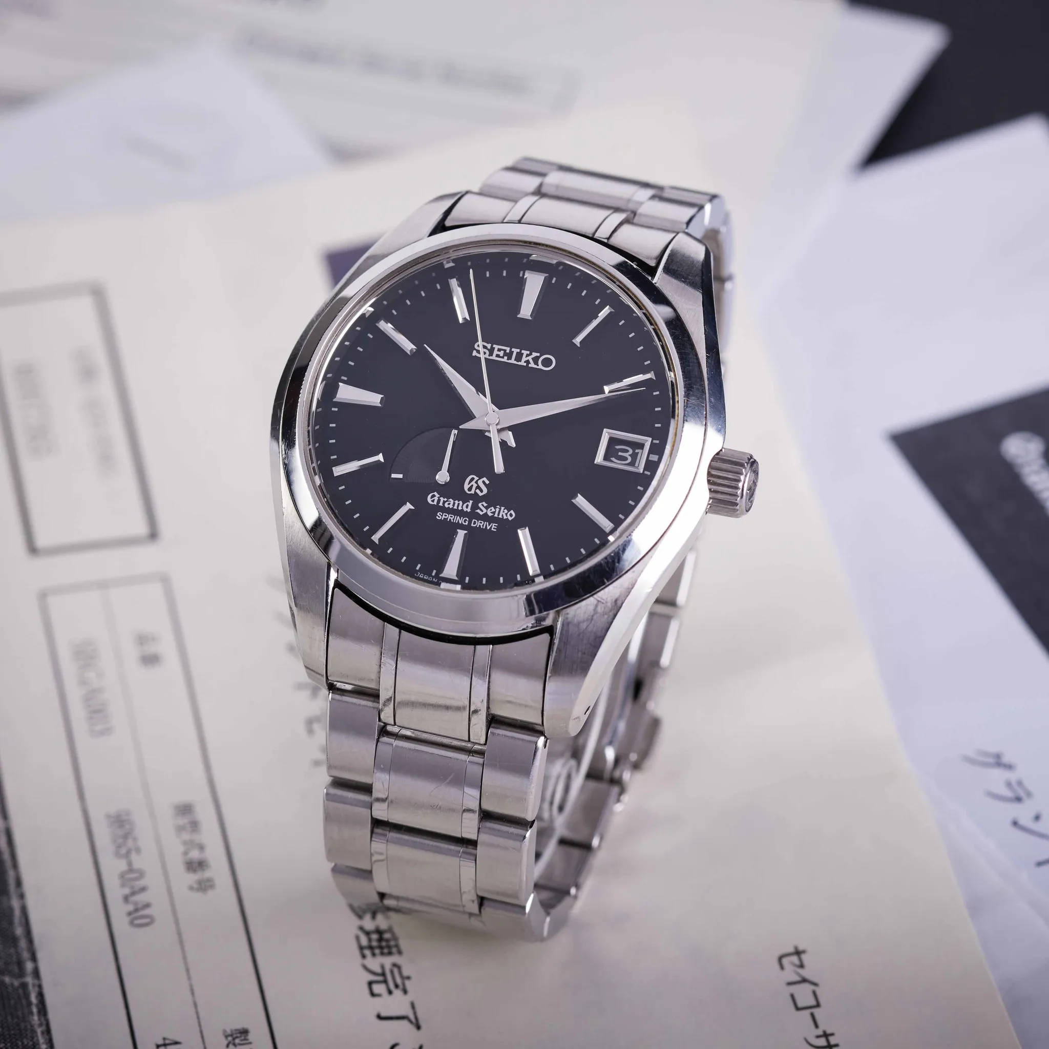 Grand Seiko Spring Drive SBGA003 41mm Stainless steel Blue 1