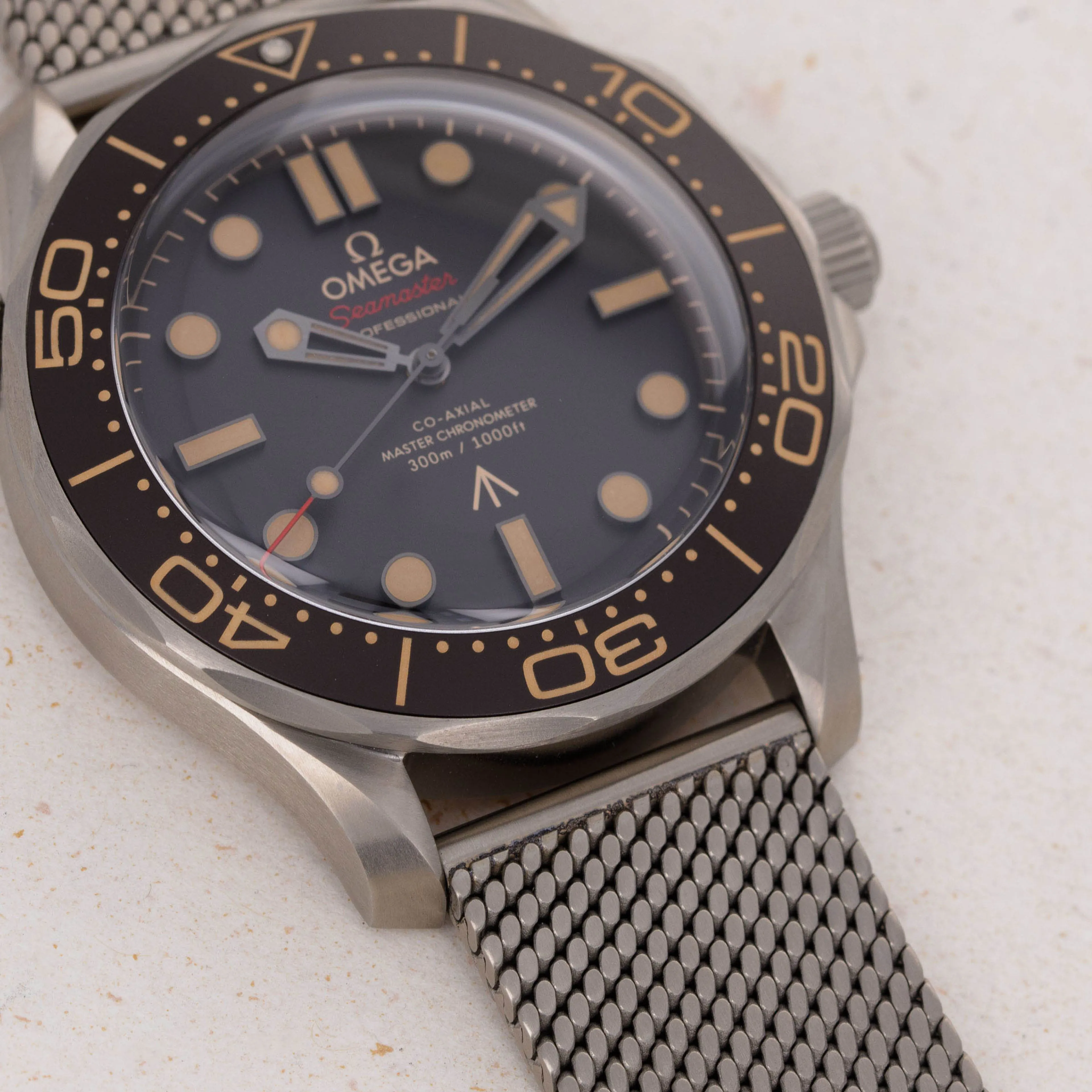 Omega Seamaster Diver 300M 210.90.42.20.01.001 42mm Titanium Brown 1