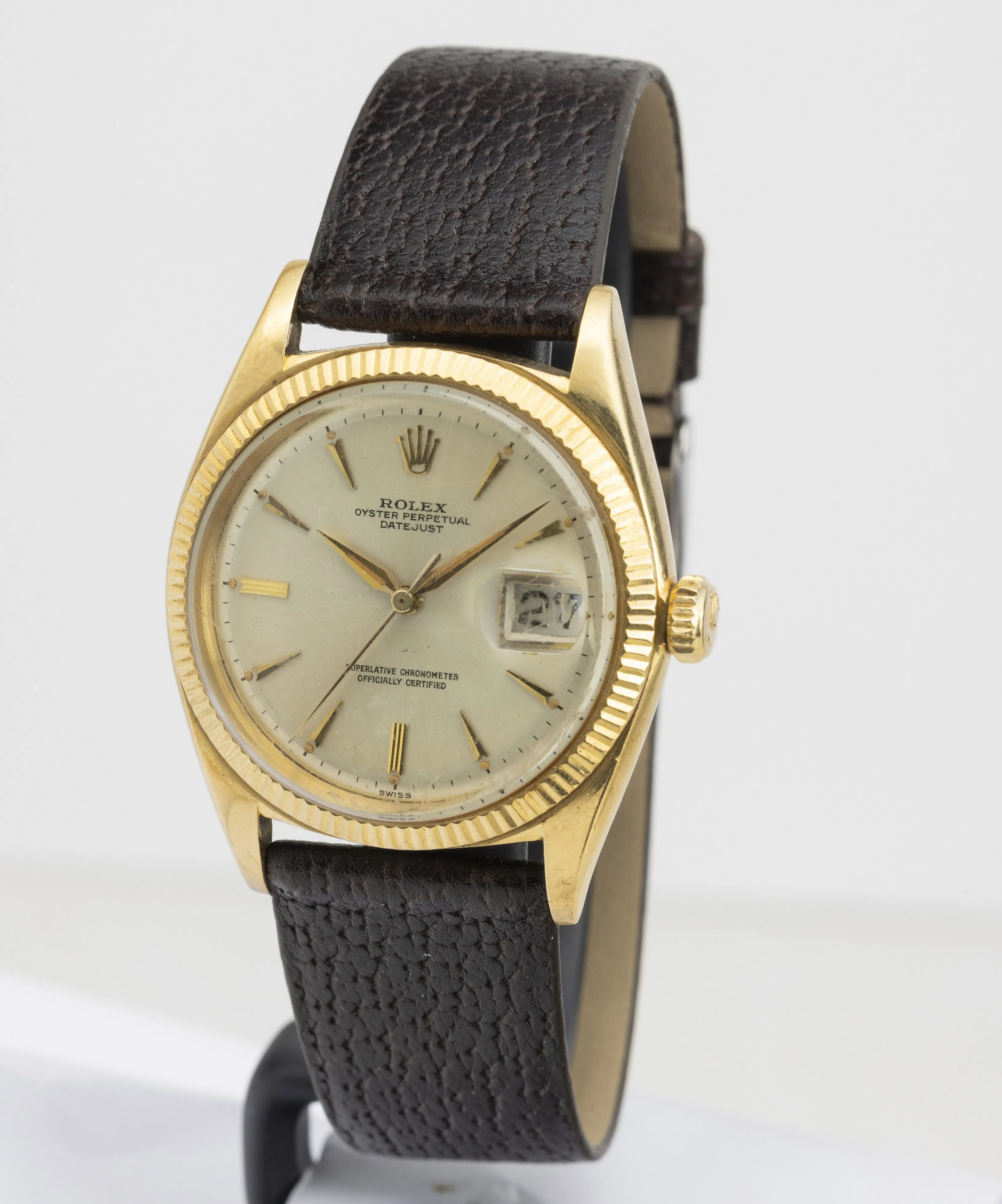 Rolex Datejust 36 1601 36mm Yellow gold Silver 1