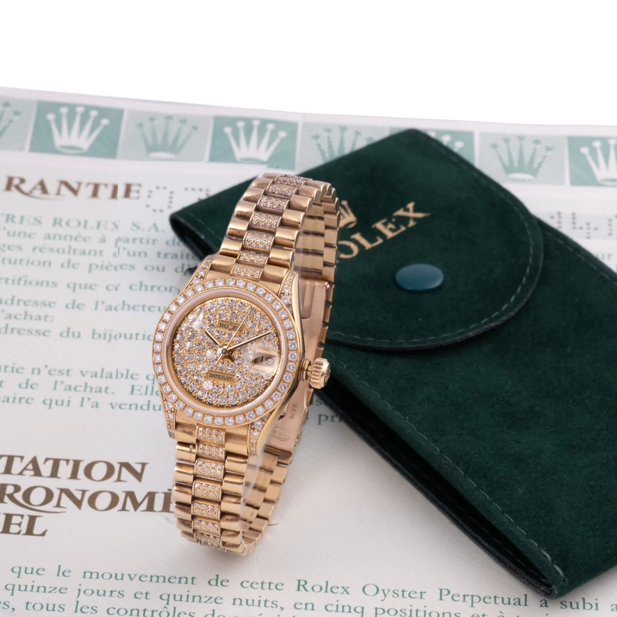 Rolex Lady-Datejust 69158 26mm Yellow gold Diamond 2