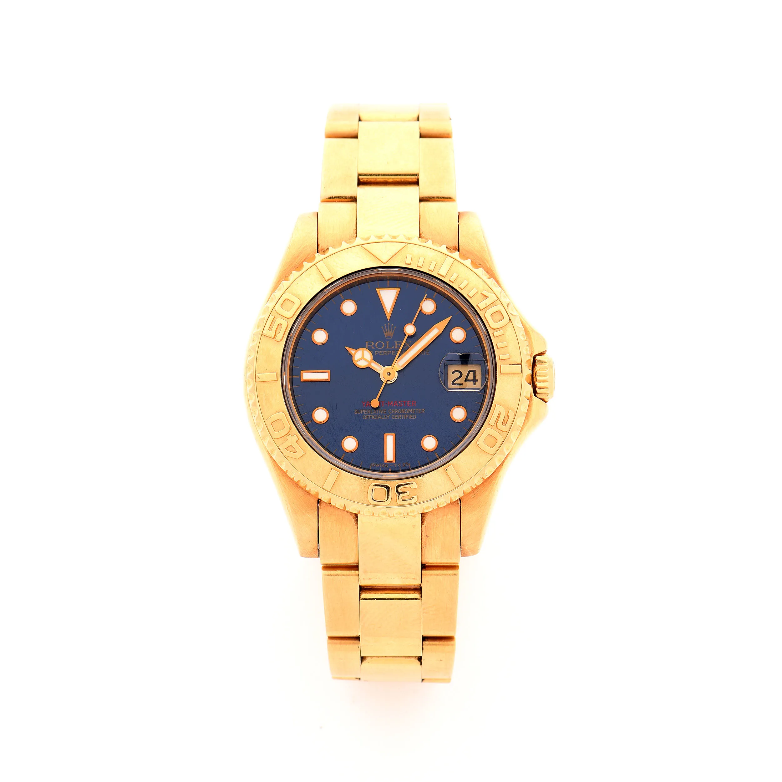 Rolex Yacht-Master 68628 35mm Yellow gold Blue