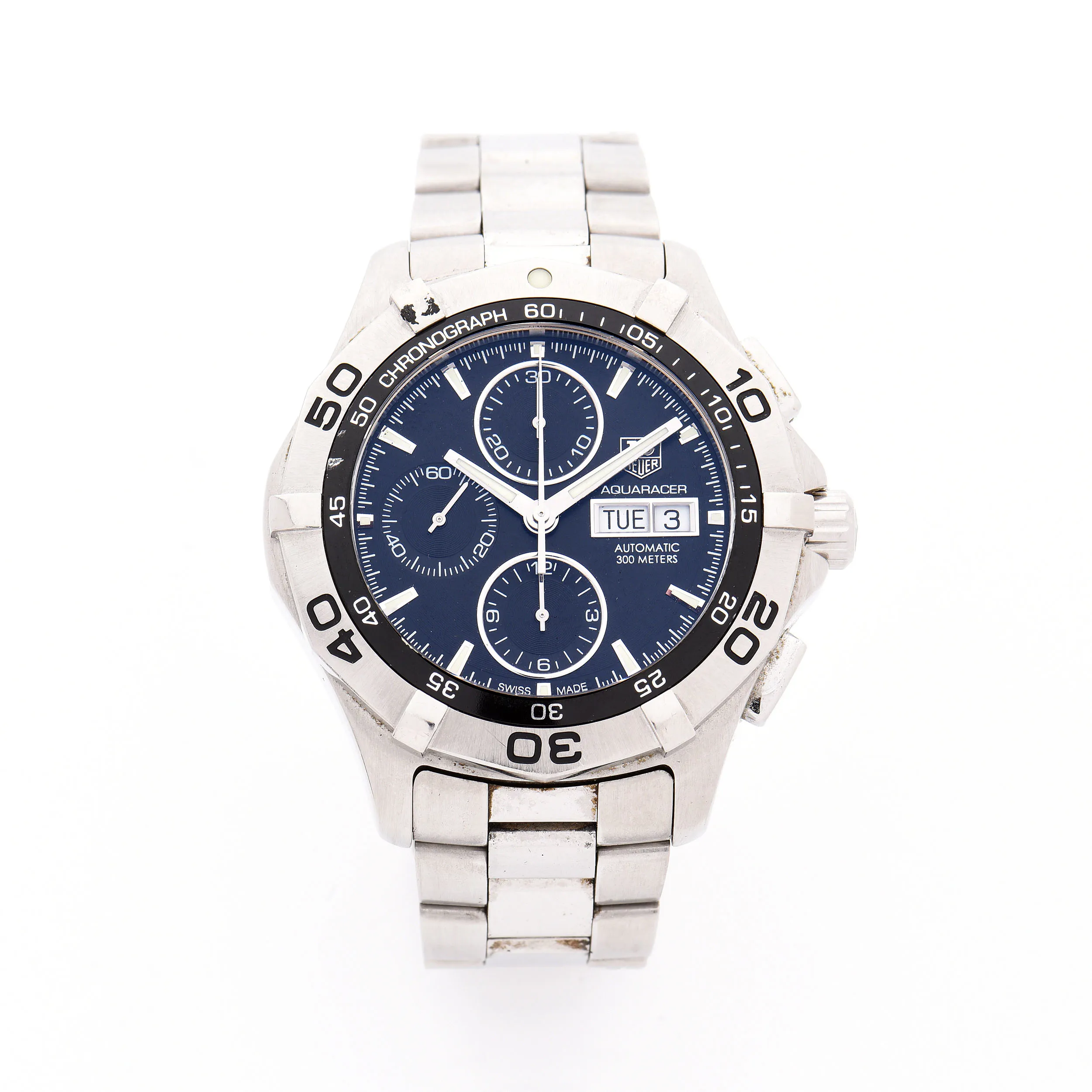 TAG Heuer Aquaracer CAF2010 43mm Stainless steel Blue