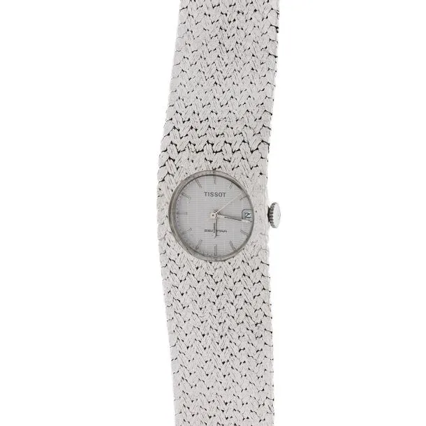 Tissot 23mm White gold Gray