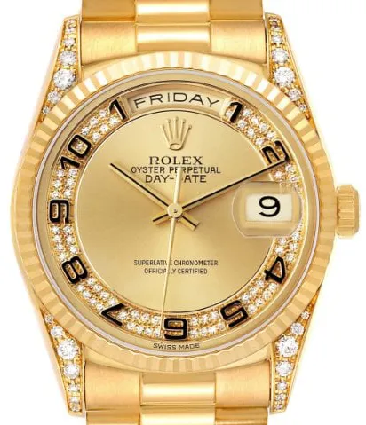 Rolex Day-Date 36 18338 36mm Yellow gold Champagne