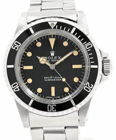 Rolex Submariner 5513 40mm Stainless steel Black