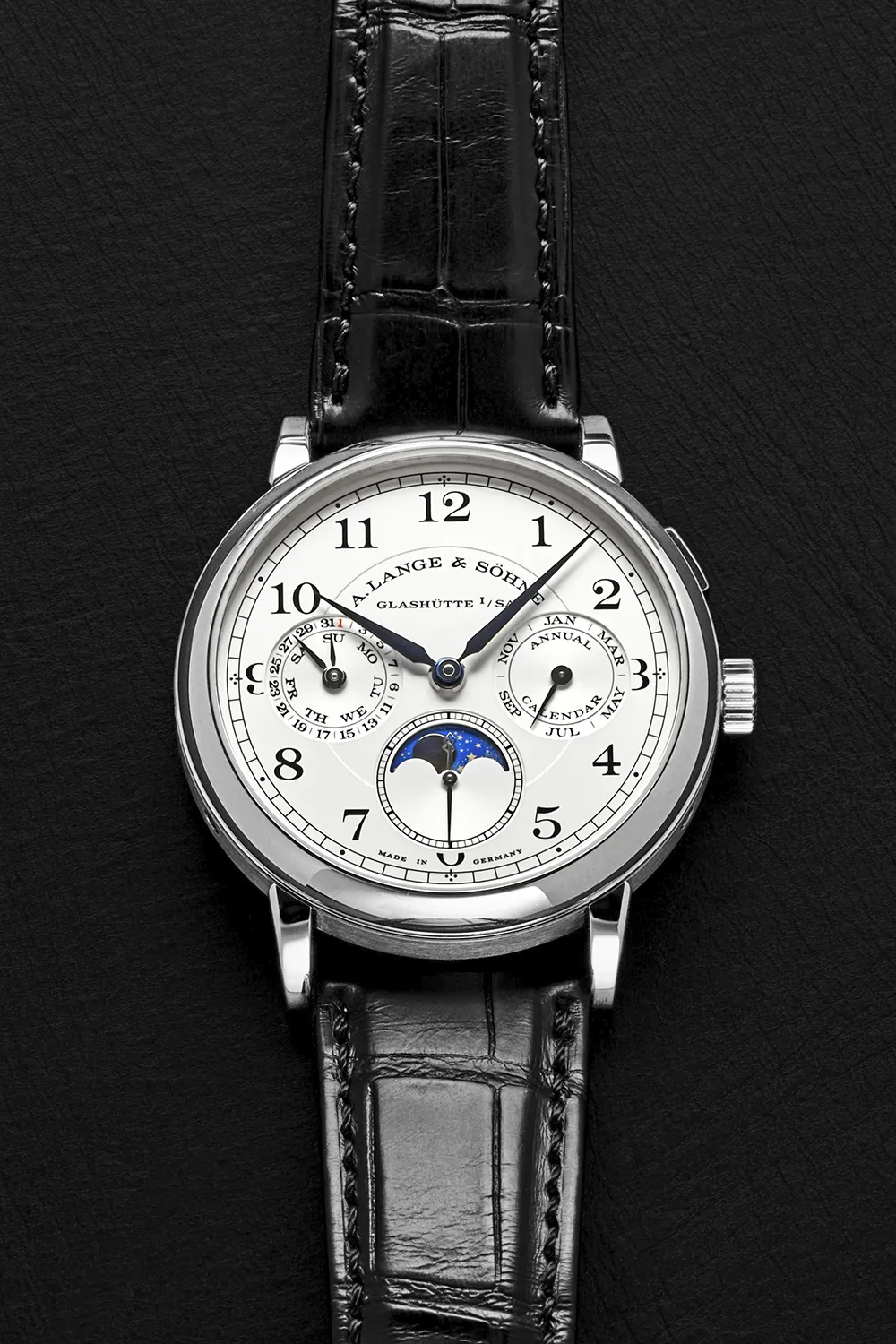 A. Lange & Söhne 1815 Annual Calendar 238.026E 40mm White gold Silver