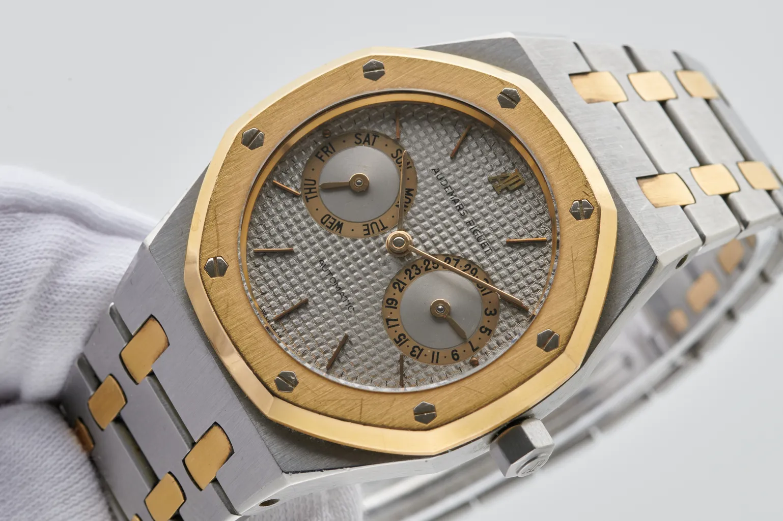 Audemars Piguet Royal Oak 25572SA 36mm Yellow gold and Stainless steel Silver 3