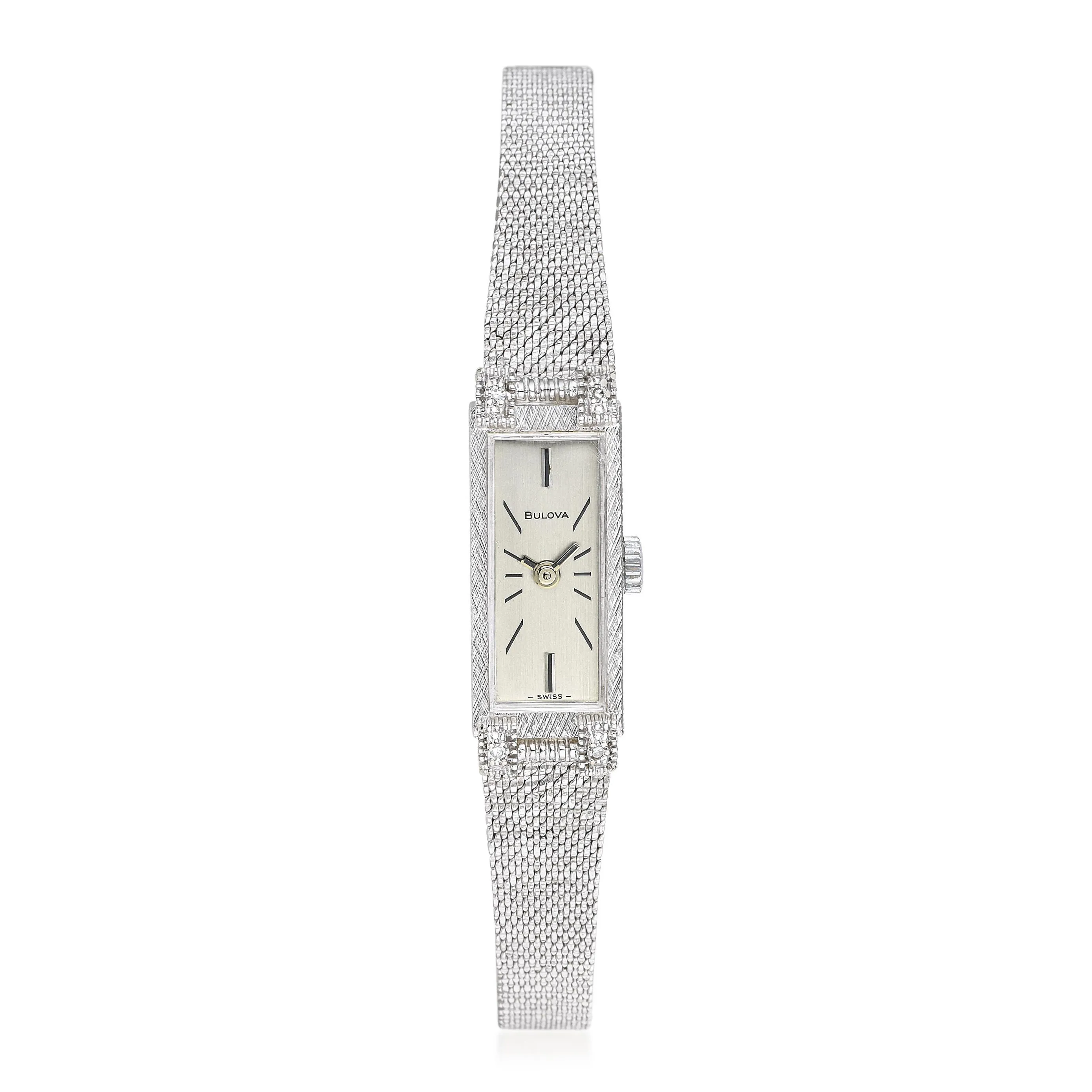 Bulova 11mm White gold White