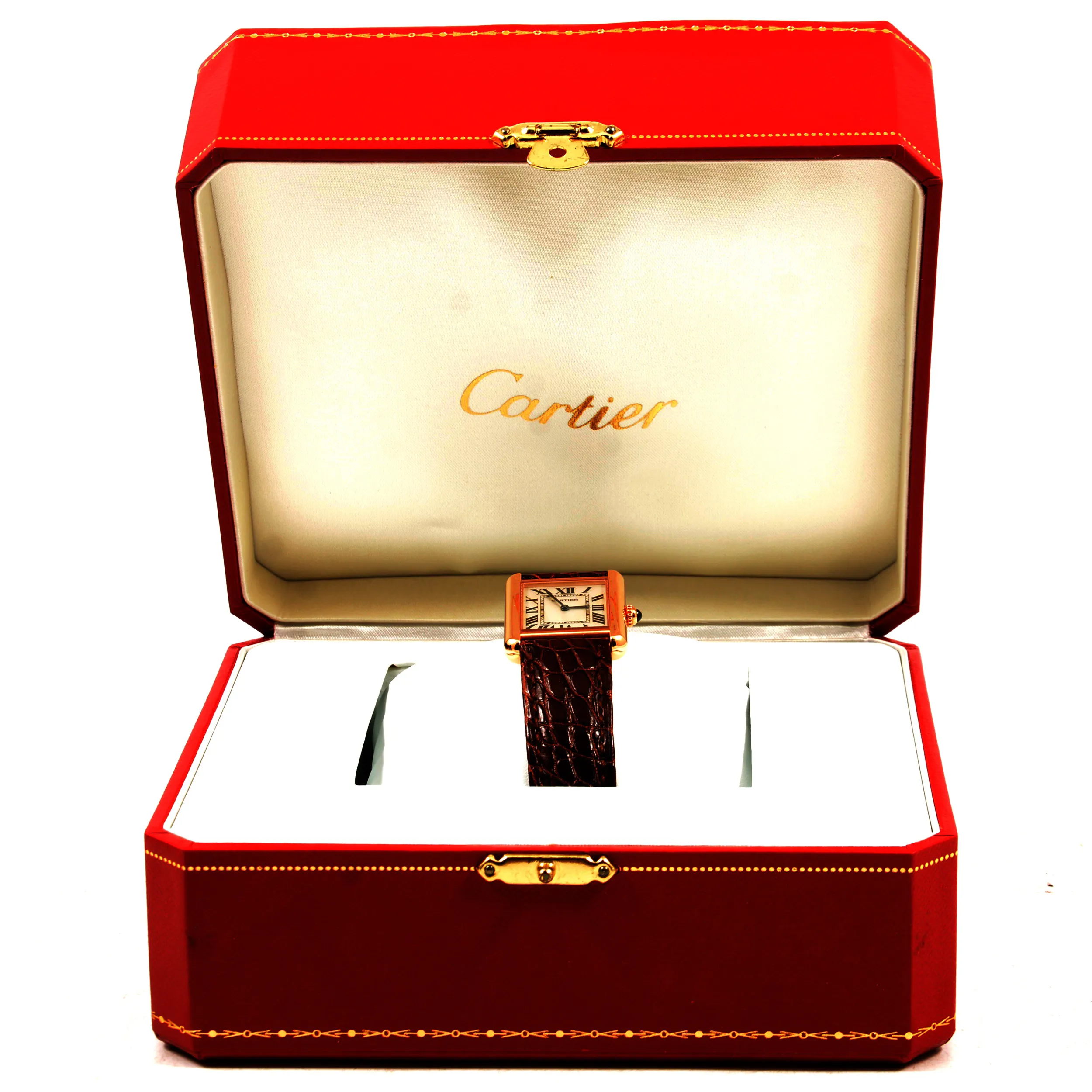 Cartier Tank 3168 Gold-plated White