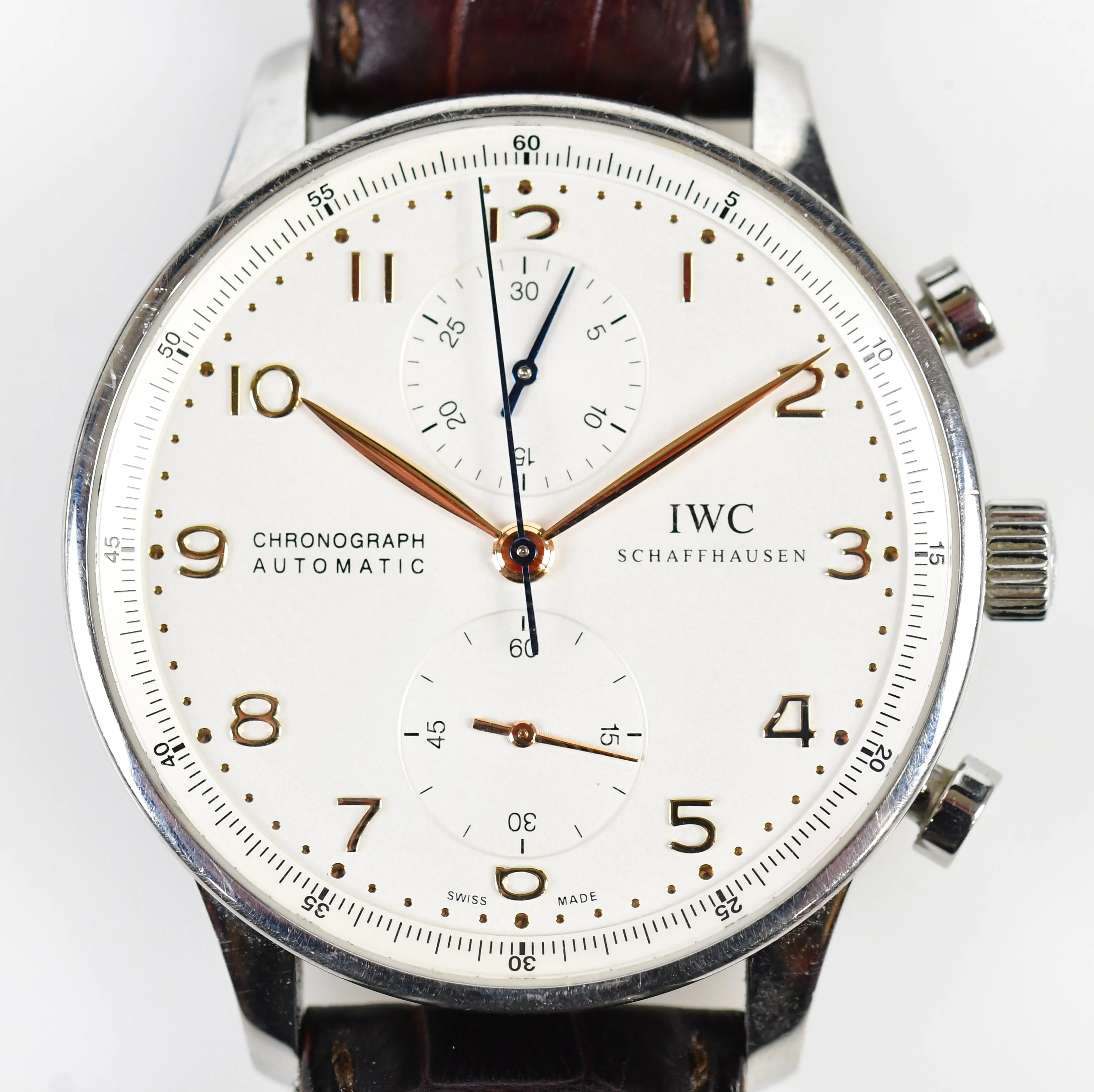 IWC Portuguese Chronograph 40mm Stainless steel Silver