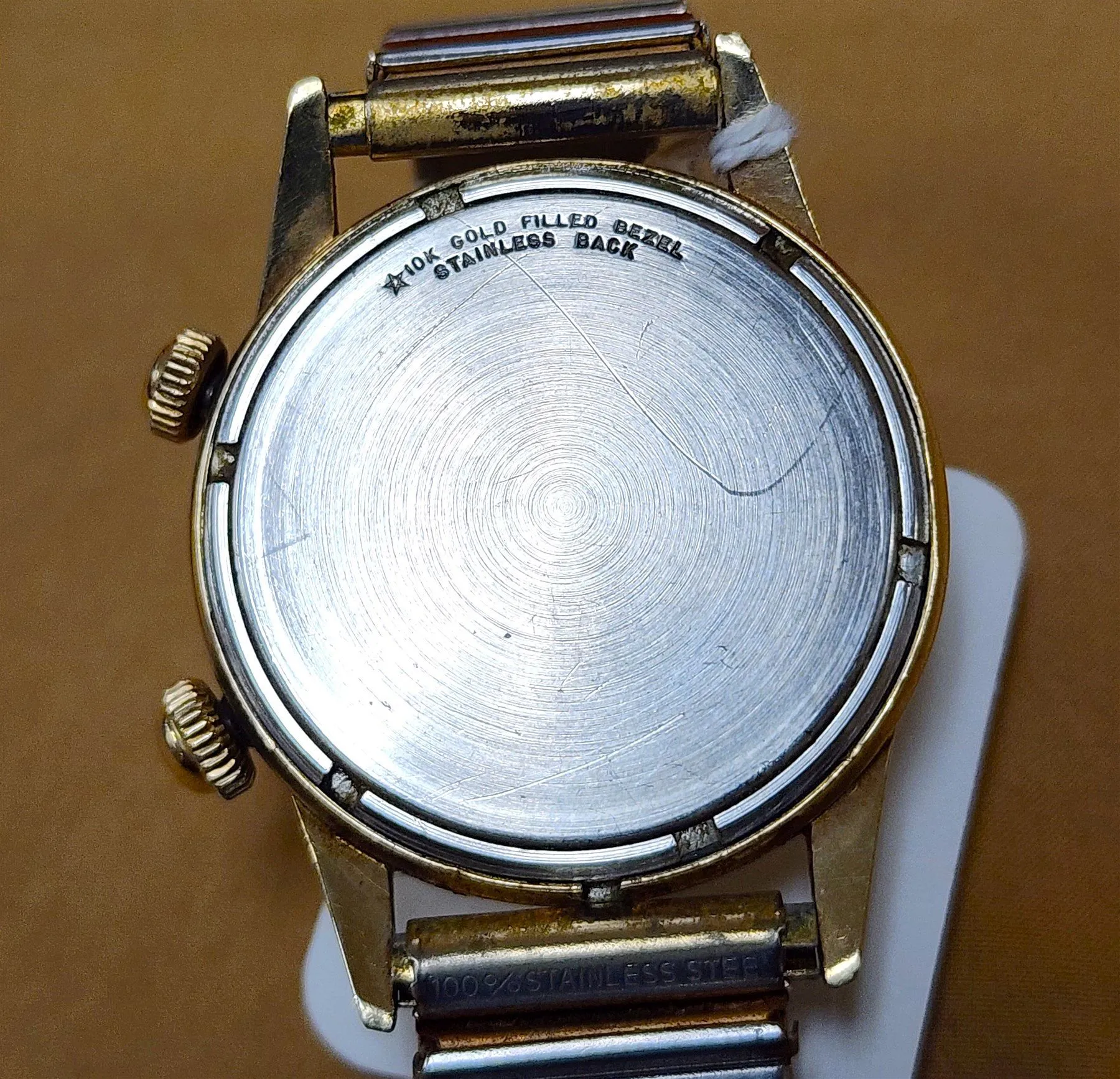 Jaeger-LeCoultre Memovox nullmm Stainless steel and gold-plated Silver 3