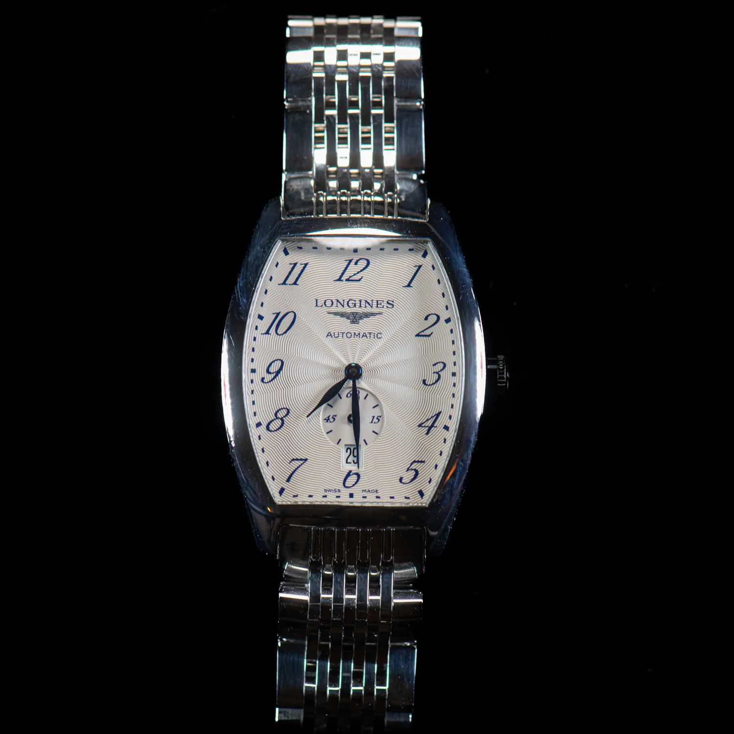 Longines Evidenza L2.642.4.73.4 45mm Stainless steel Silver