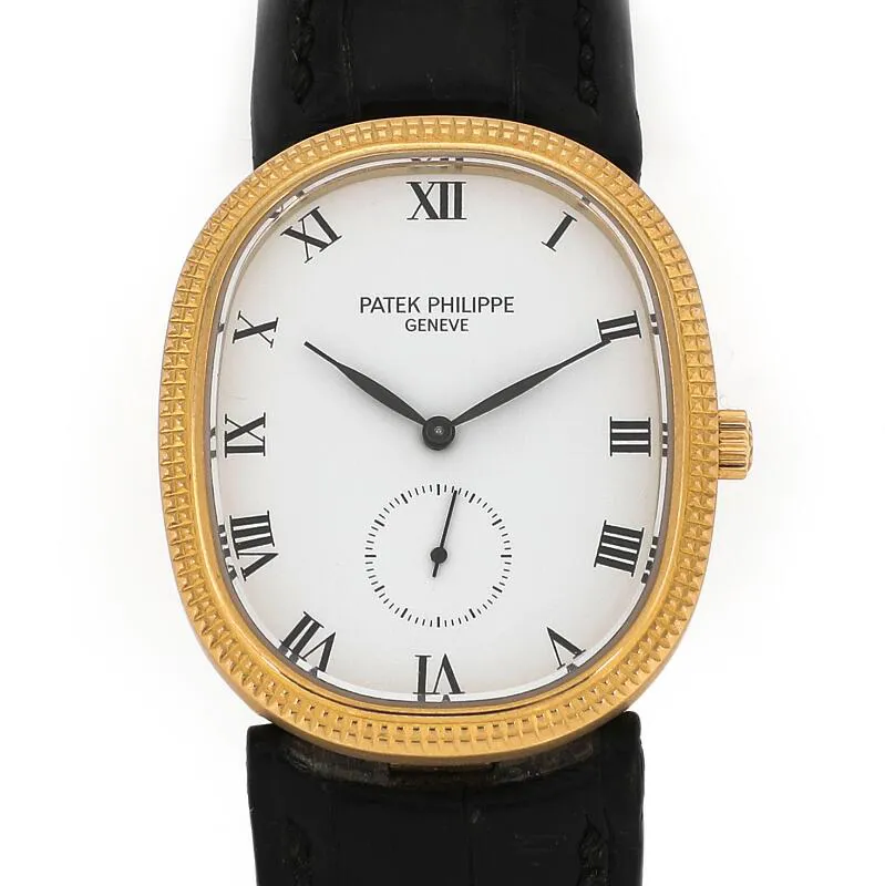 Patek Philippe Golden Ellipse 3987 27mm Yellow gold White 1