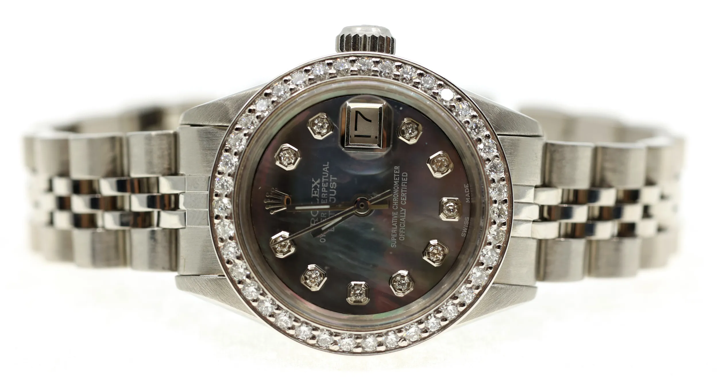 Rolex Datejust 28mm White gold and Diamond Mother-of-pearl 1