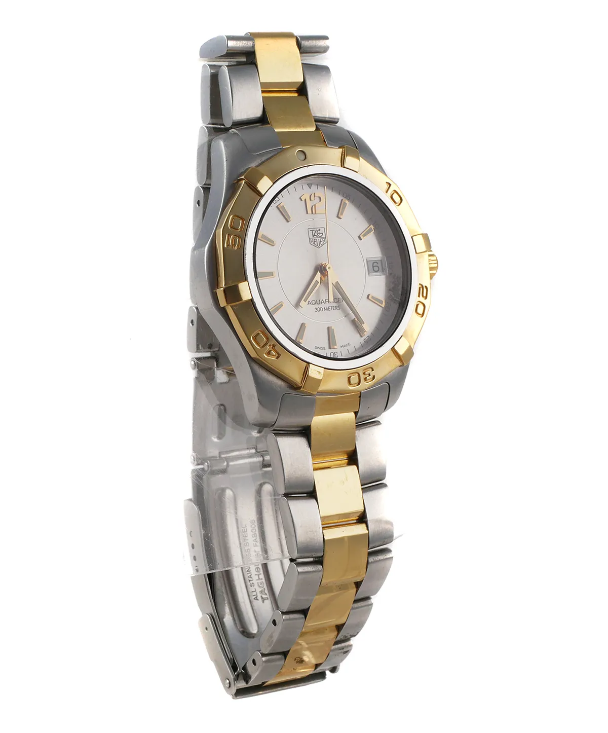 TAG Heuer Aquaracer 40mm Yellow gold and Stainless steel Silver 2