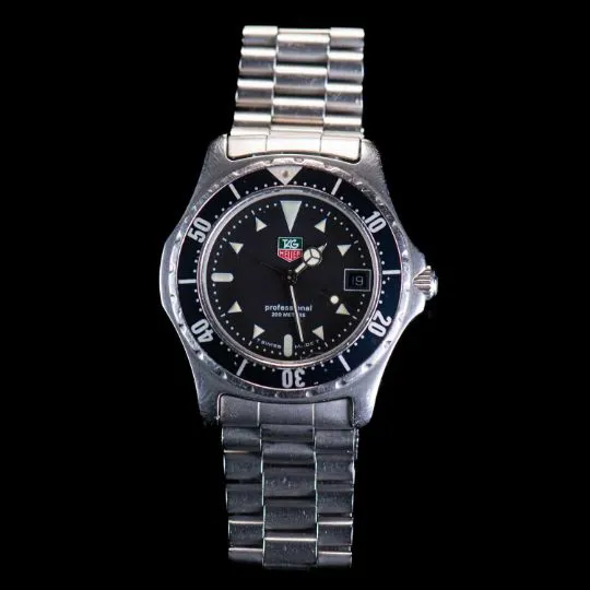 TAG Heuer Professional 973.006 38mm Stainless steel Black