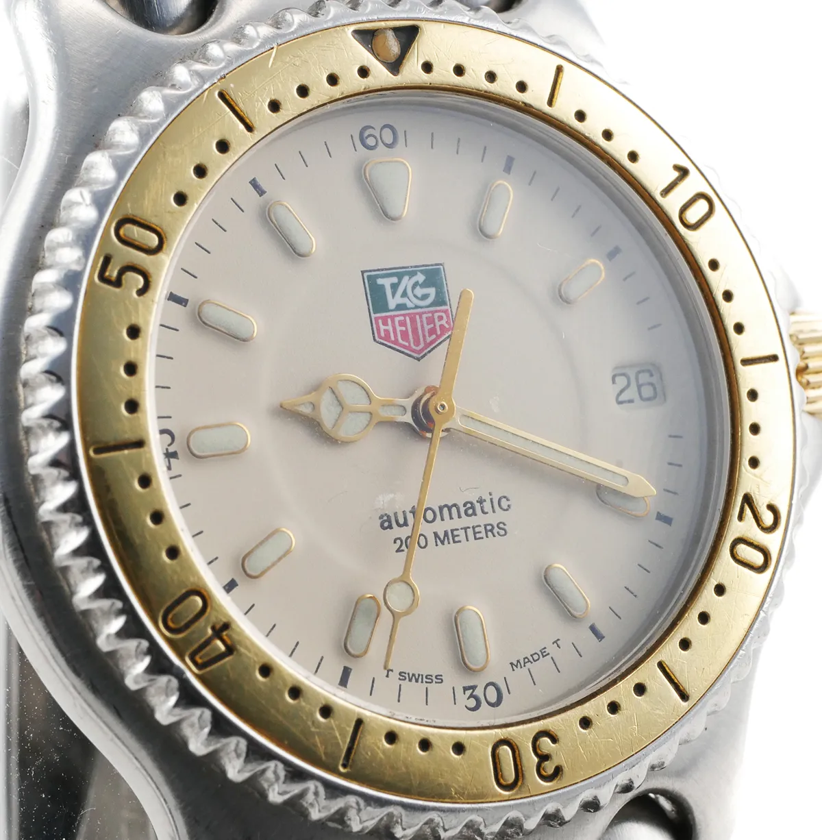 TAG Heuer Professional 38mm Yellow gold Cream 1
