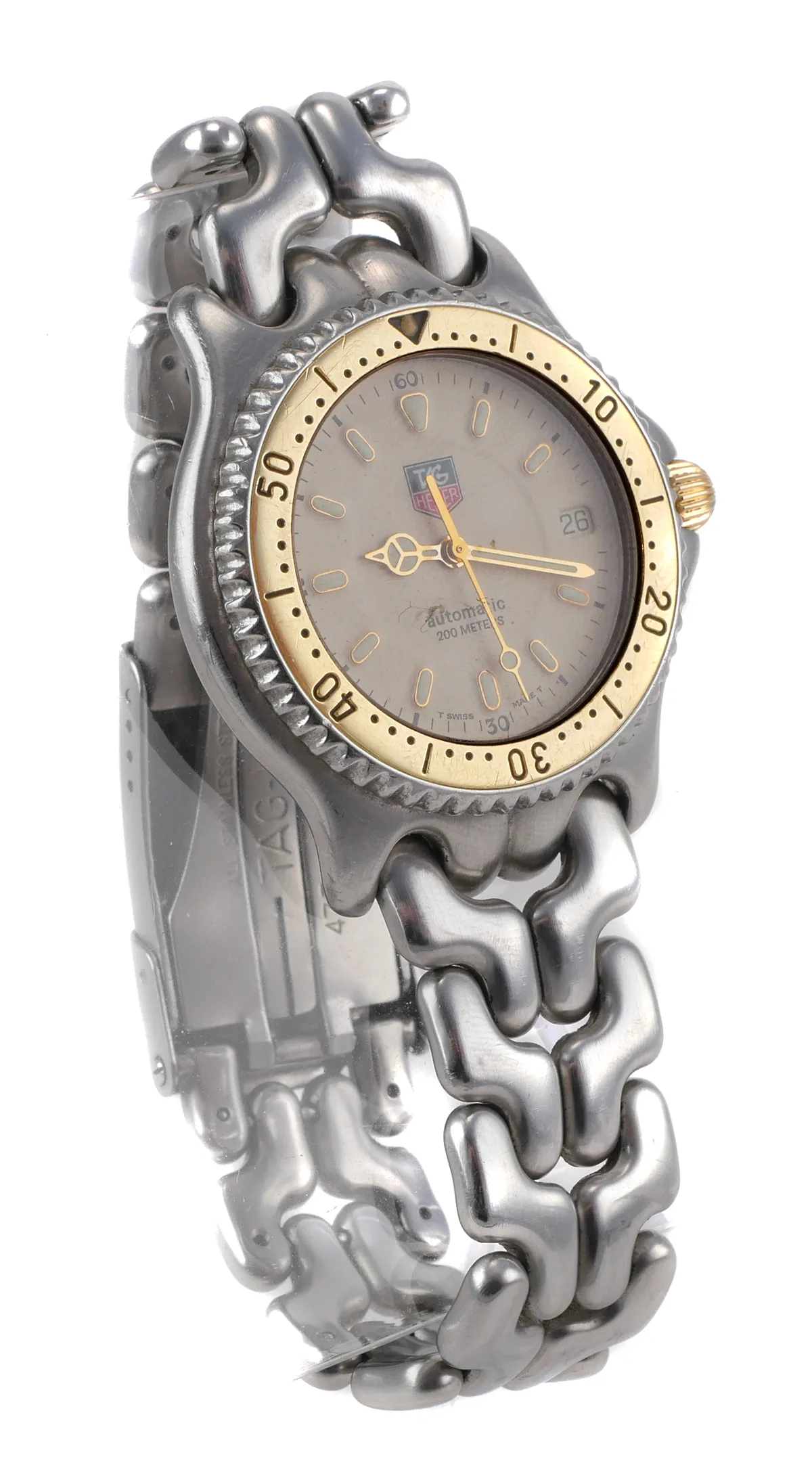 TAG Heuer Professional 38mm Yellow gold Cream 2