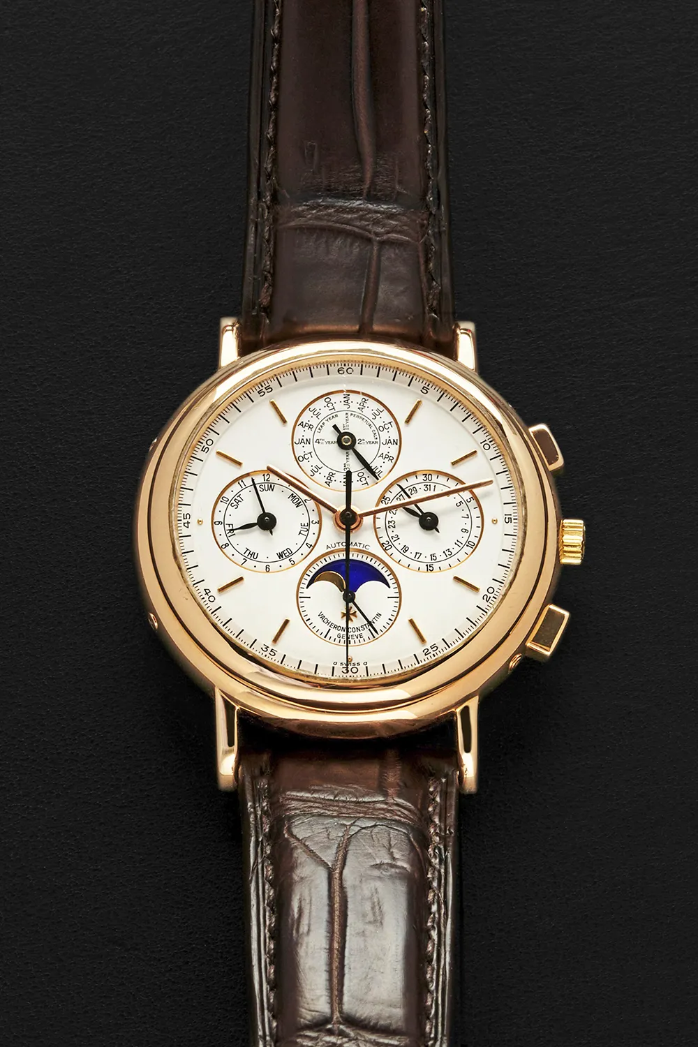 Vacheron Constantin Perpetual Calendar 49005/1 38mm Rose gold White