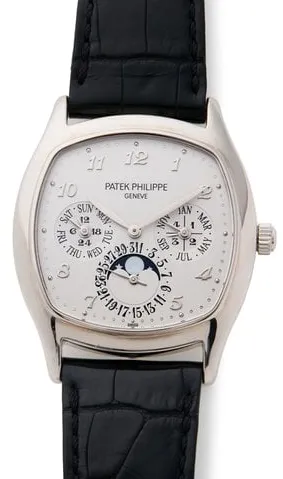 Patek Philippe Perpetual Calendar 5940G-001 37mm White gold Silver