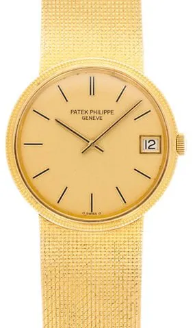 Patek Philippe Calatrava 3601/3 33mm Yellow gold Champagne