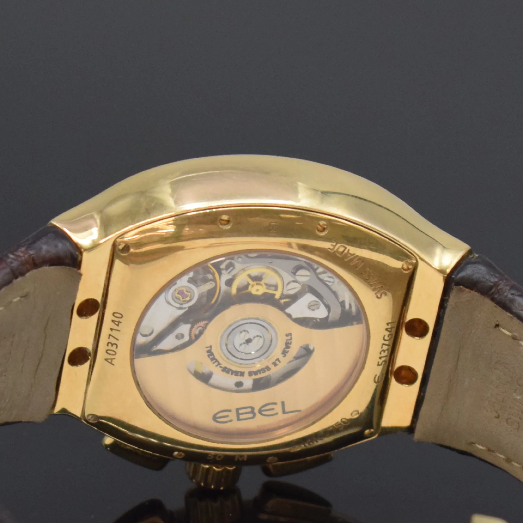 Ebel Ebellissimo 5137G41 52mm Rose gold Silver 9