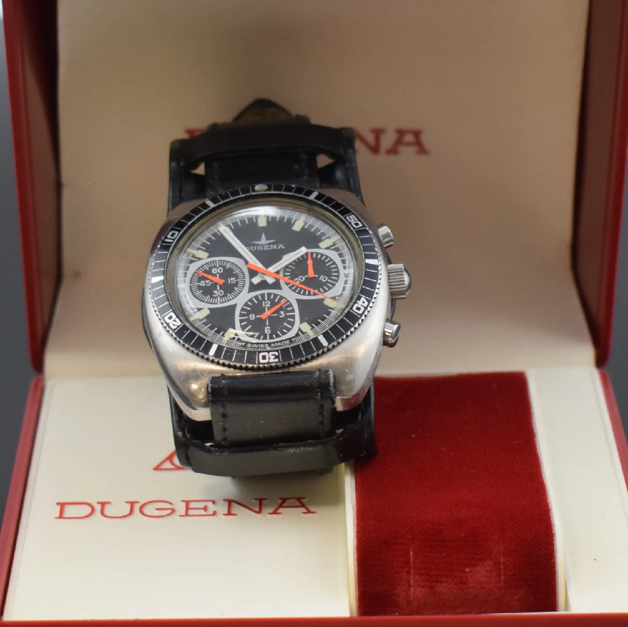 Dugena 43mm Stainless steel Black 5