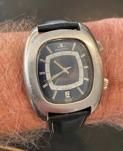 Jaeger-LeCoultre Memovox 40mm Stainless steel Blue 4