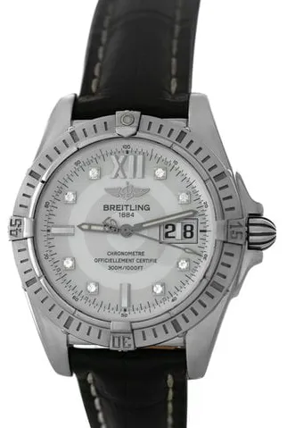 Breitling Galactic A49350 40mm Stainless steel White