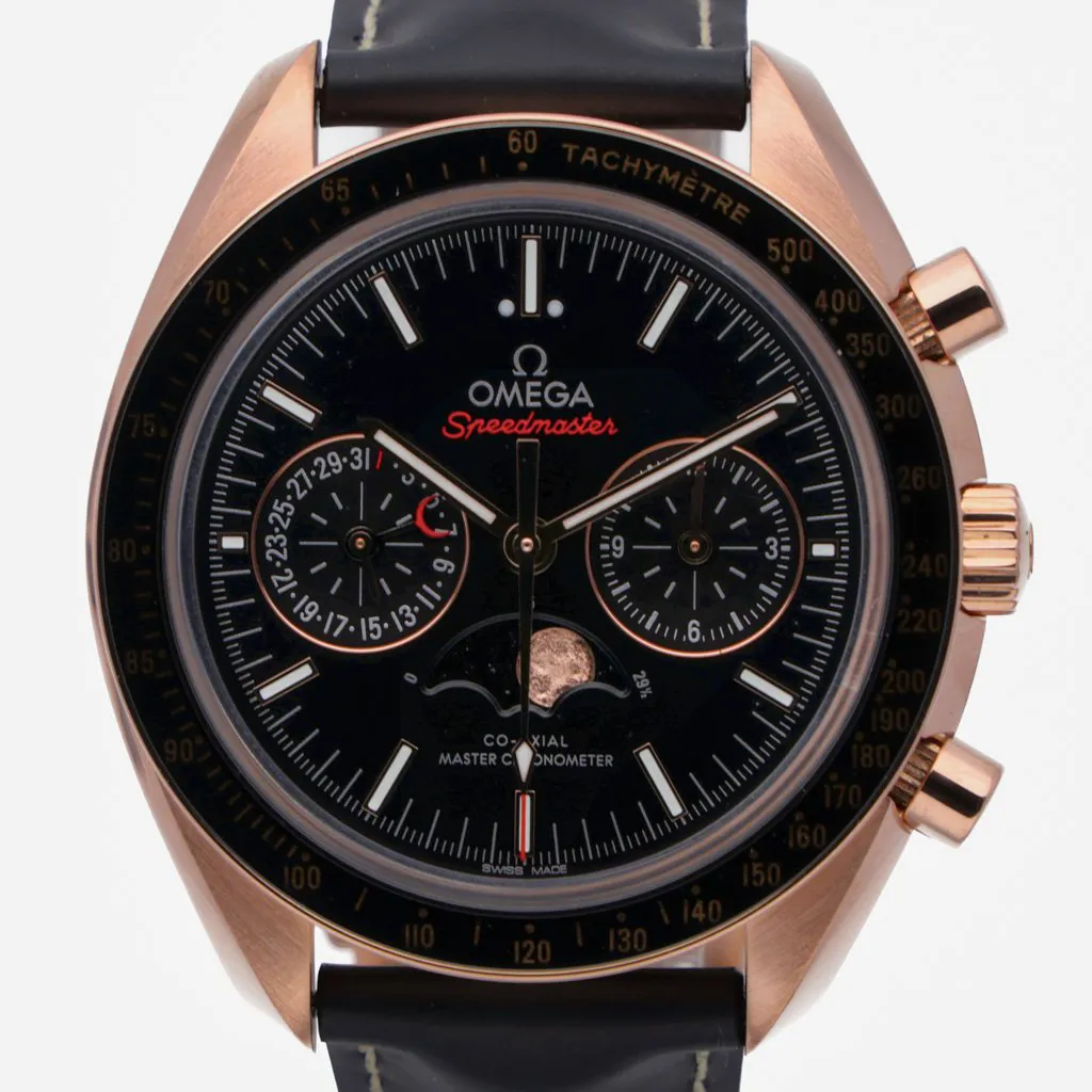 Omega Speedmaster 304.63.44.52.01.001 44mm Rose gold Black Baton