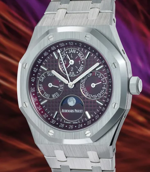 Audemars Piguet Royal Oak Perpetual Calendar 26574BC 41mm White gold Burgundy