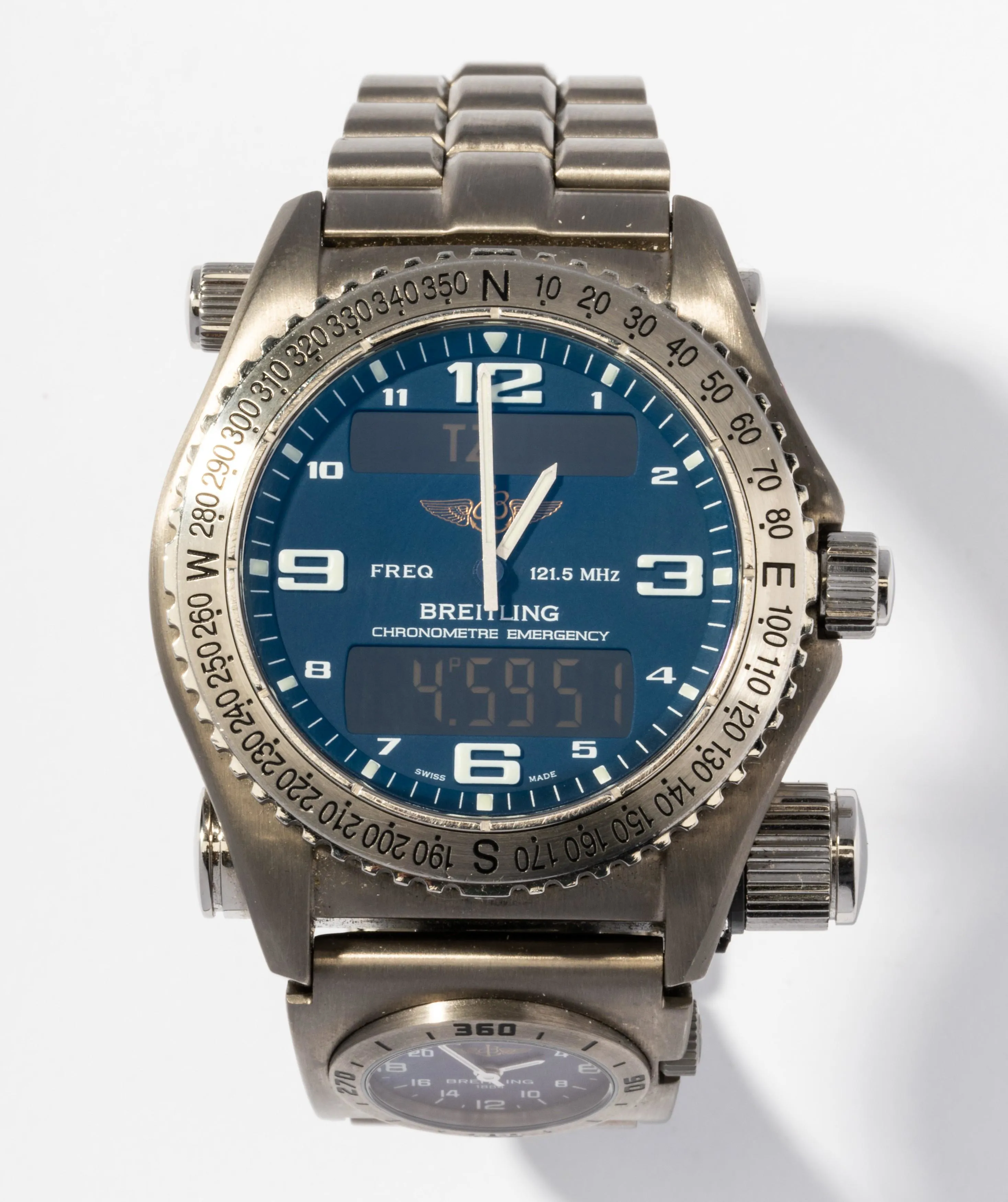 Breitling Emergency 31mm Stainless steel Blue 1